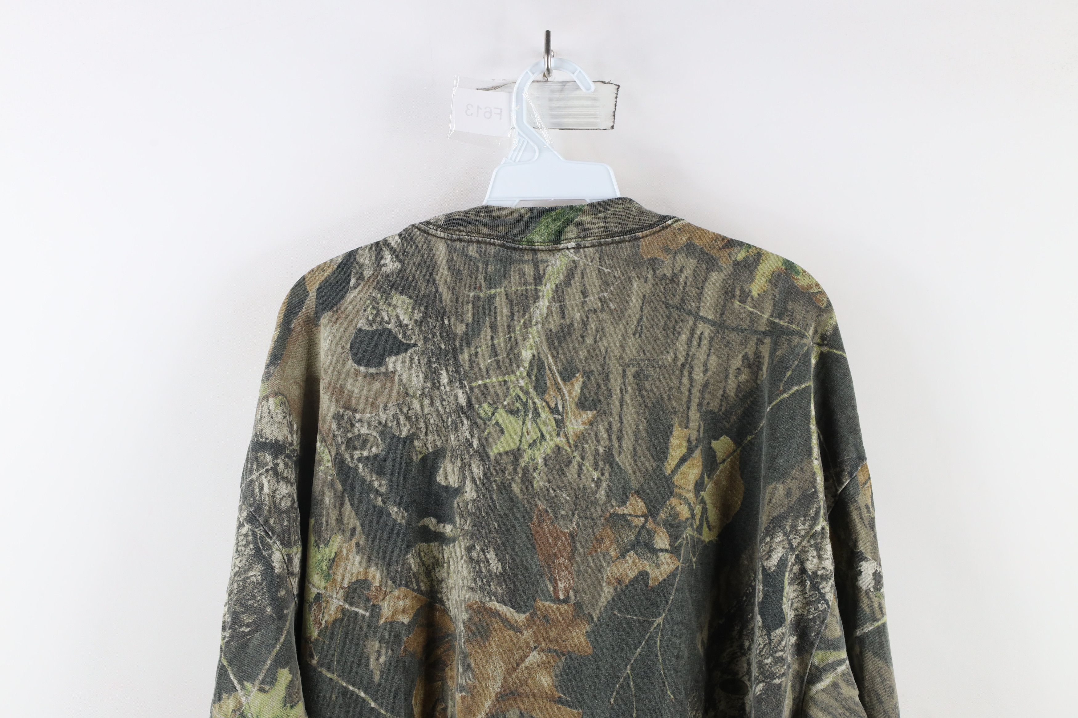 Vintage Vintage 90s Streetwear Oak Camouflage Long Sleeve T-Shirt Size US XXL / EU 58 / 5 - 9 Thumbnail