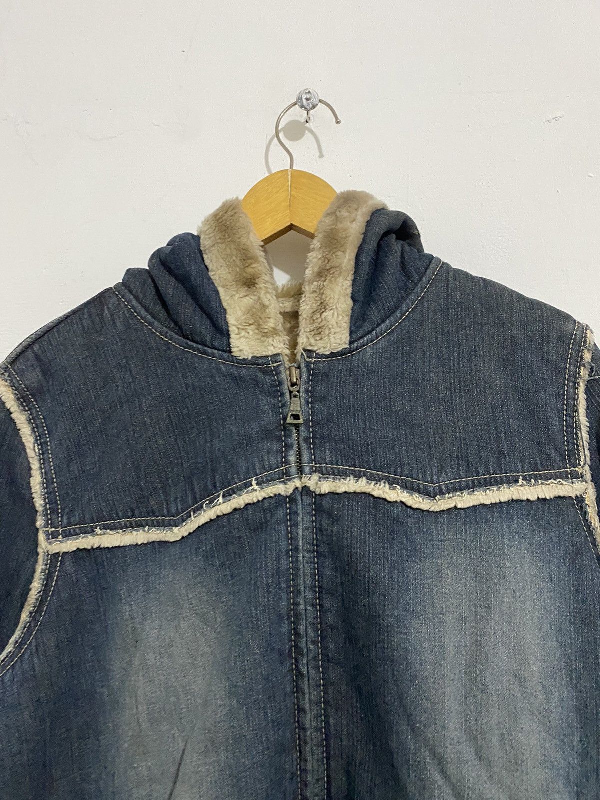 If Six Was Nine × Japanese Brand × Le Grande Bleu (L.G.B.) 💸BINDINGOFFER💸Edwin Denim Jacket styled Fur Ifsixwasnine Size US L / EU 52-54 / 3 - 2 Thumbnail