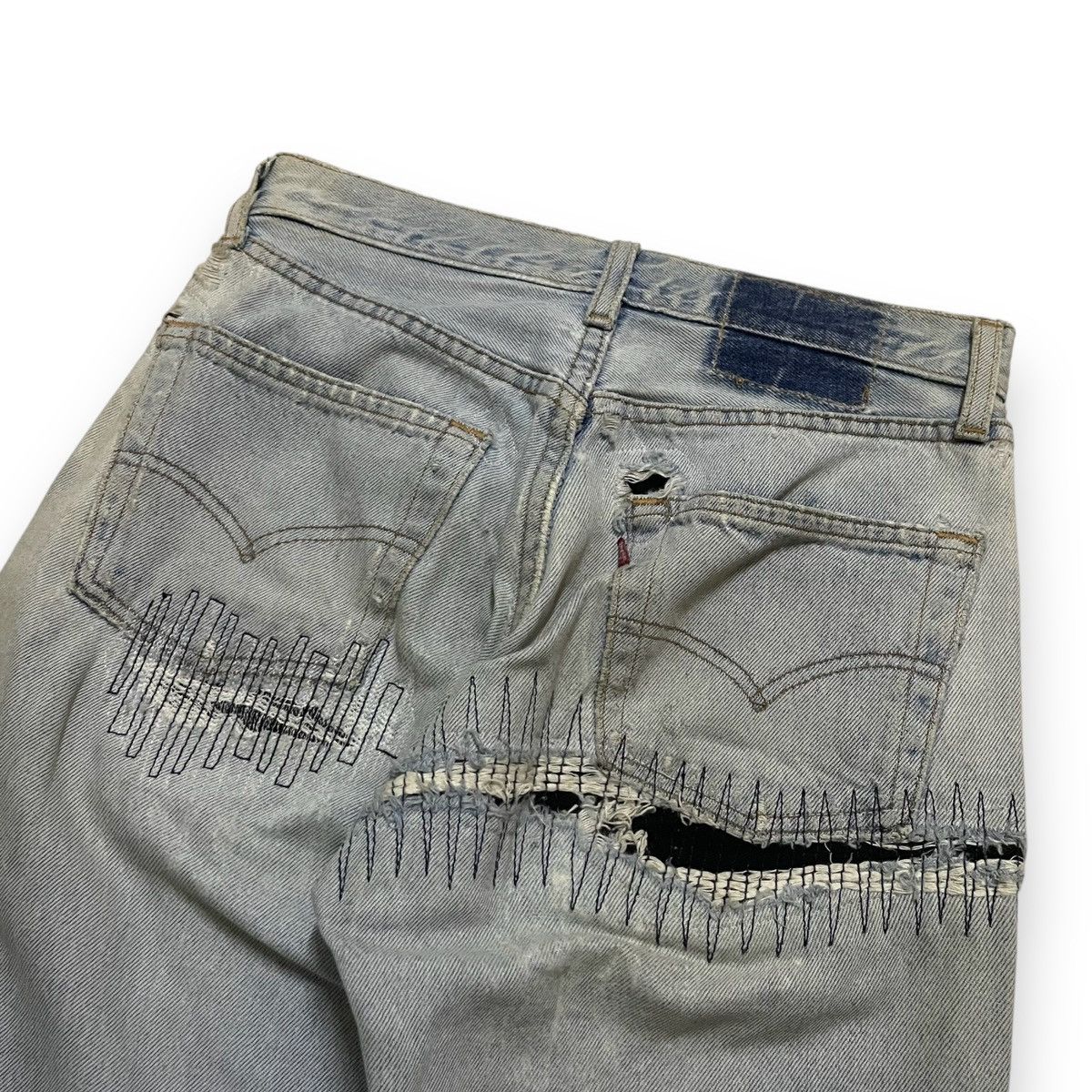 If Six Was Nine ORIGINAL LEVIS 501 USA X SEX PISTOL RARE COLLECTION (28×39) Size US 28 / EU 44 - 13 Thumbnail