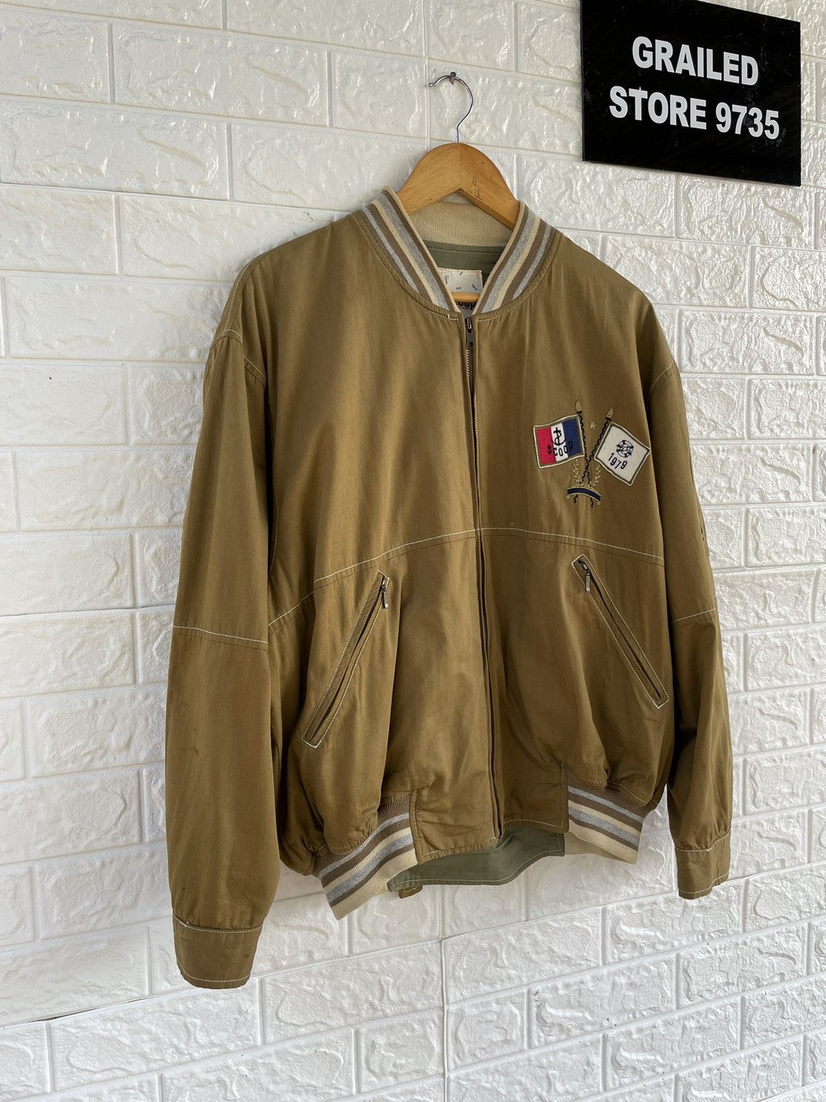 Japanese Brand × Vintage Vintage Scoop Bomber Jacket Size US M / EU 48-50 / 2 - 3 Thumbnail