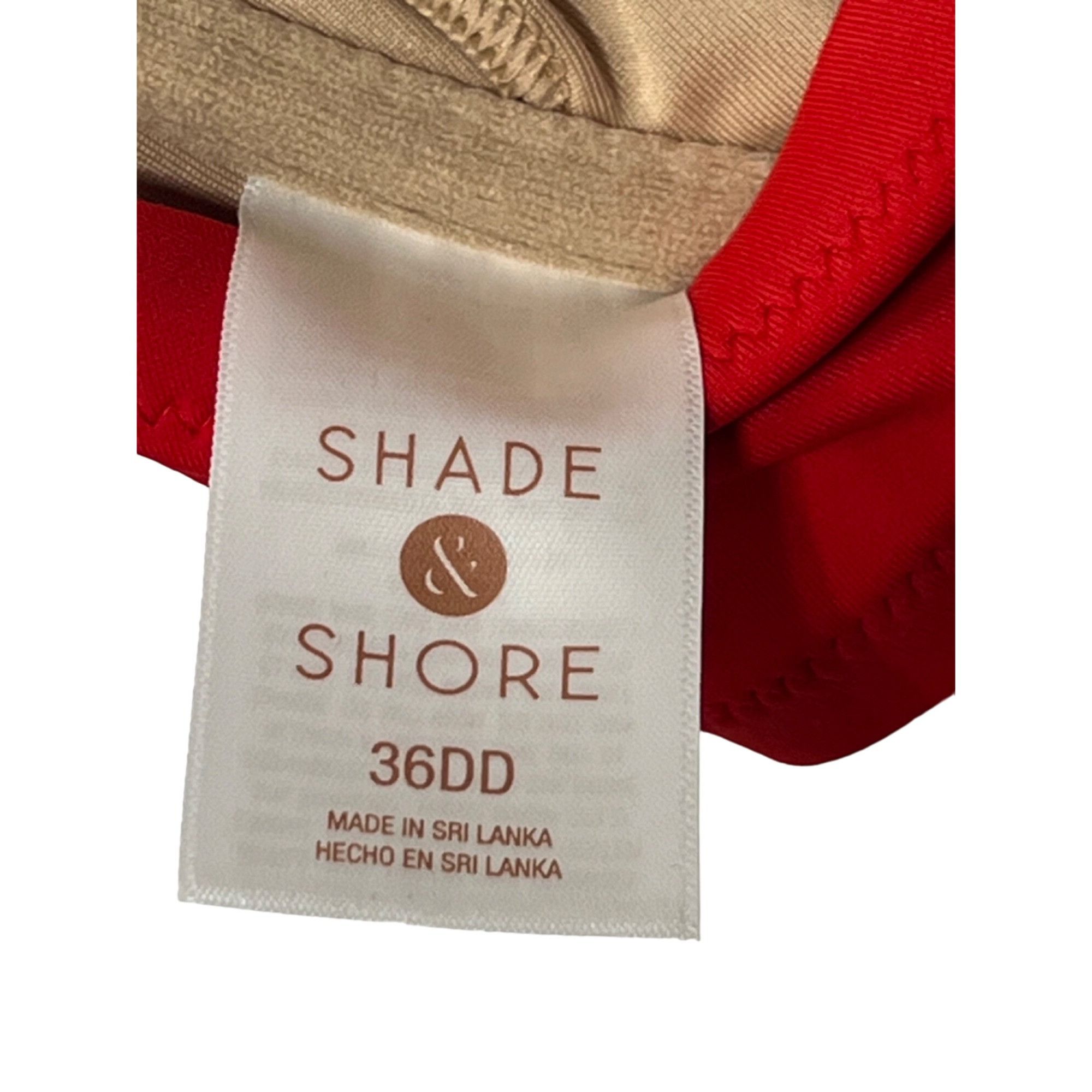 Other Shade & Shore - Women's Underwire Bikini Top - Red - 34DD Size ONE SIZE - 9 Thumbnail