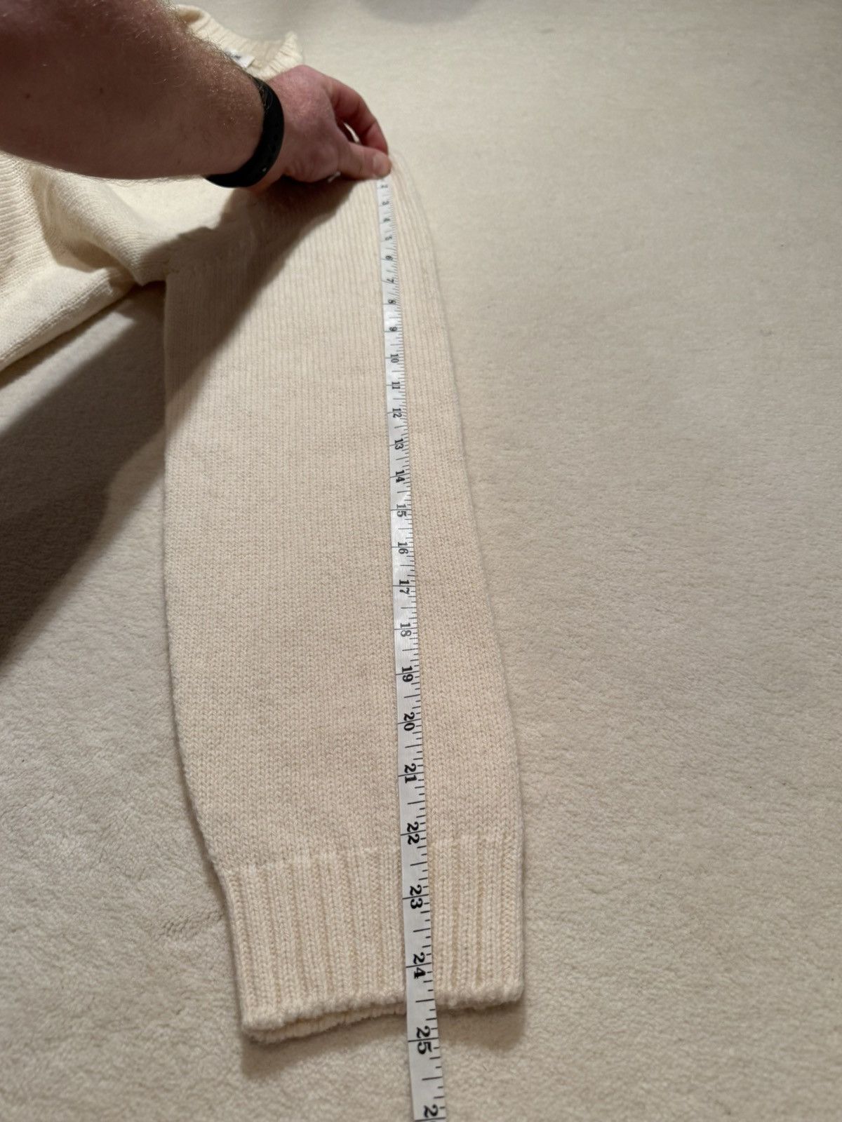 Celine SS20 Celine Hedi David Kramer irony sweater cashmere XL logo Size US XL / EU 56 / 4 - 9 Thumbnail