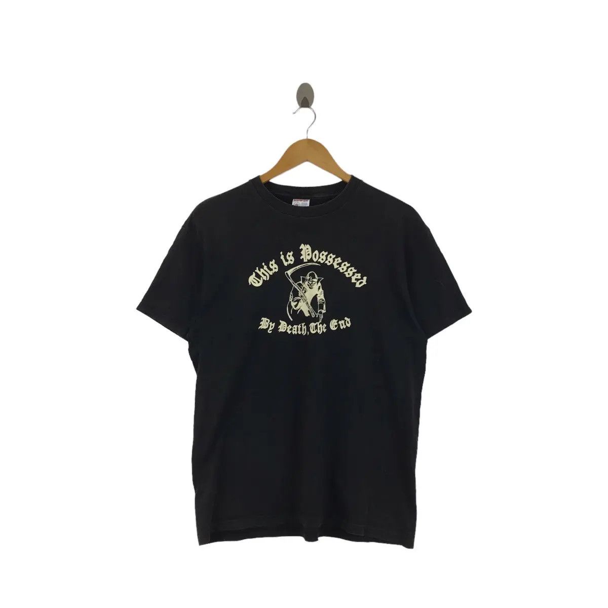 Edwin Vtg DEATH BLACK METAL Band Possessed By Death Tour Tee Shirt Size US L / EU 52-54 / 3 - 1 Thumbnail