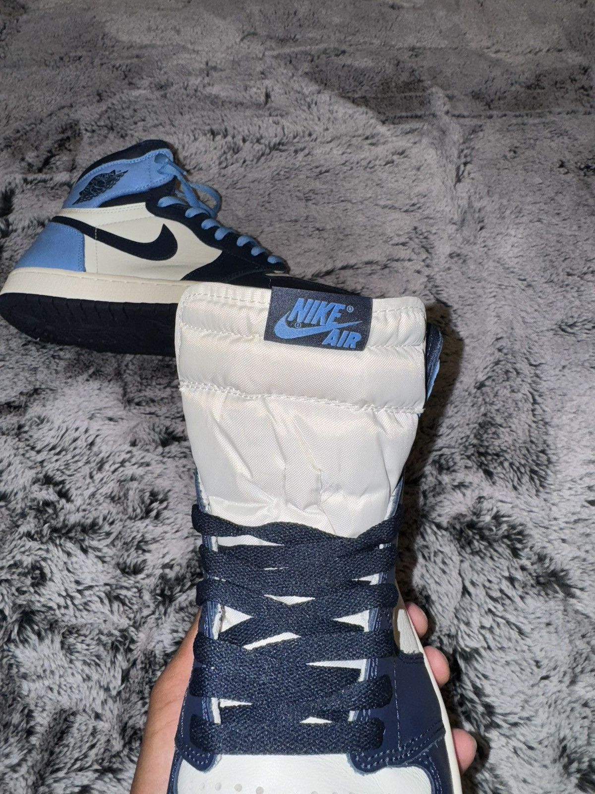 Jordan Brand Jordan 1 Retro High Obsidian Size US 11 / EU 44 - 6 Thumbnail