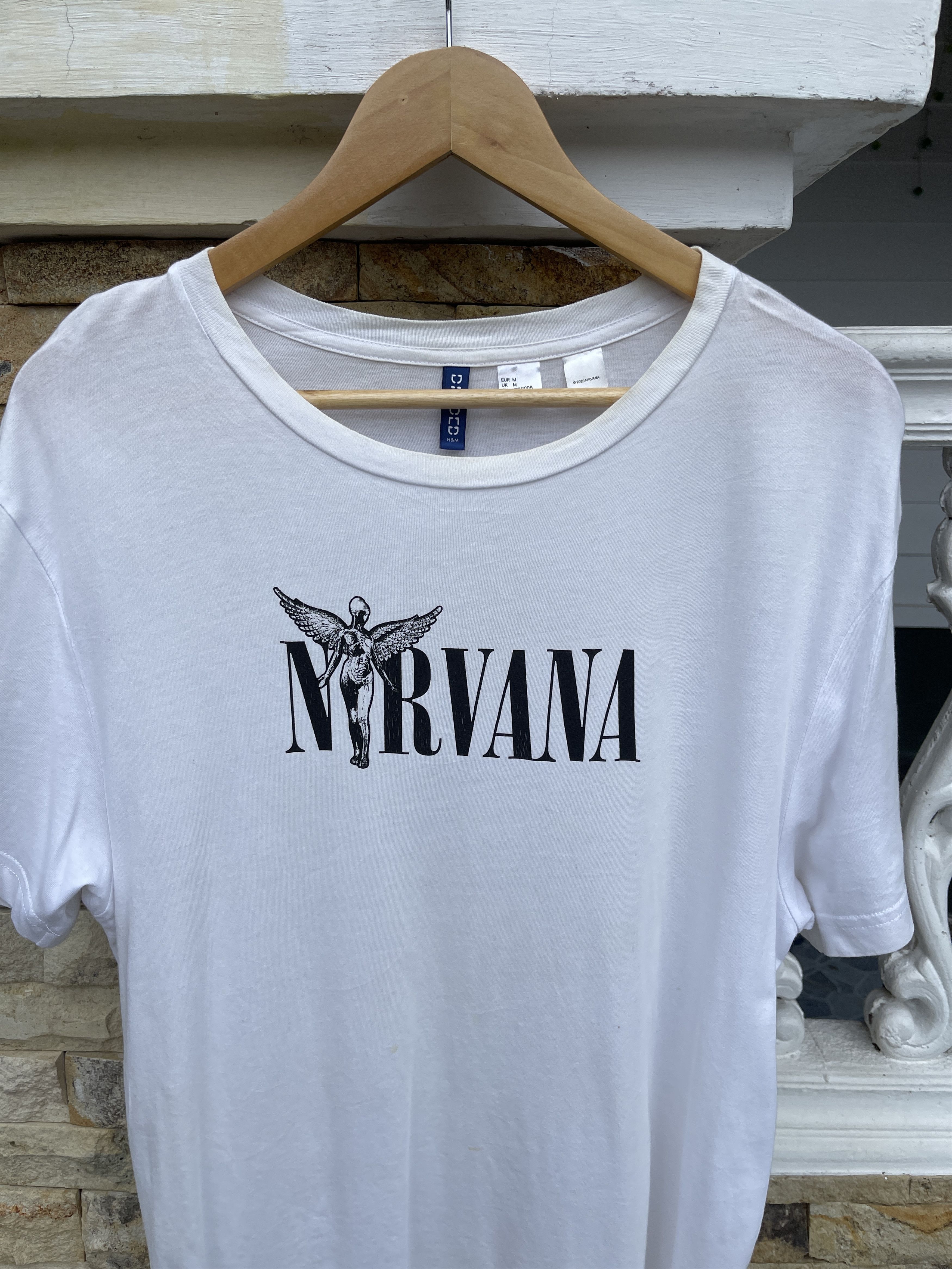 Band Tees × Nirvana × Vintage Last Drop🔥Rare🔥Vintage Nirvana Band T-Shirt Size US M / EU 48-50 / 2 - 4 Thumbnail