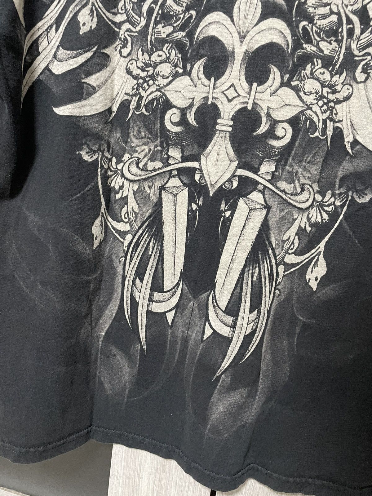 Chemistry × Vintage Vintage Chemistry AOP Y2K Affliction Crazy T Shirt All Over Size US L / EU 52-54 / 3 - 9 Thumbnail