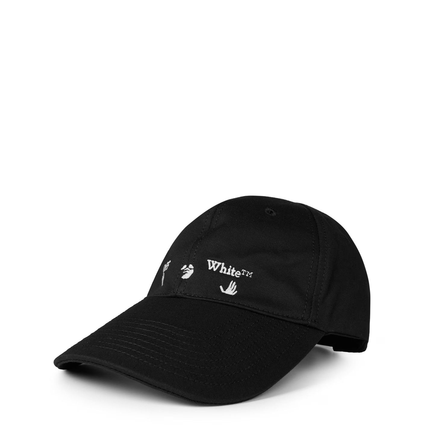Off-White o1g2r1mq0125 Size: OS / Baseball Hat / Cap in Black & White Size ONE SIZE - 1 Thumbnail