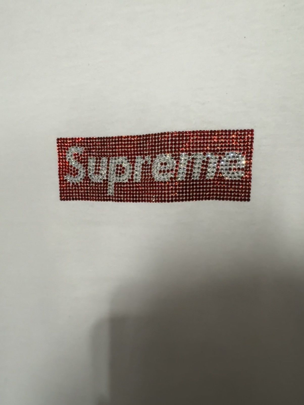 Supreme × Swarovski Supreme X Swarovski white box logo tee shirt Size US M / EU 48-50 / 2 - 2 Thumbnail
