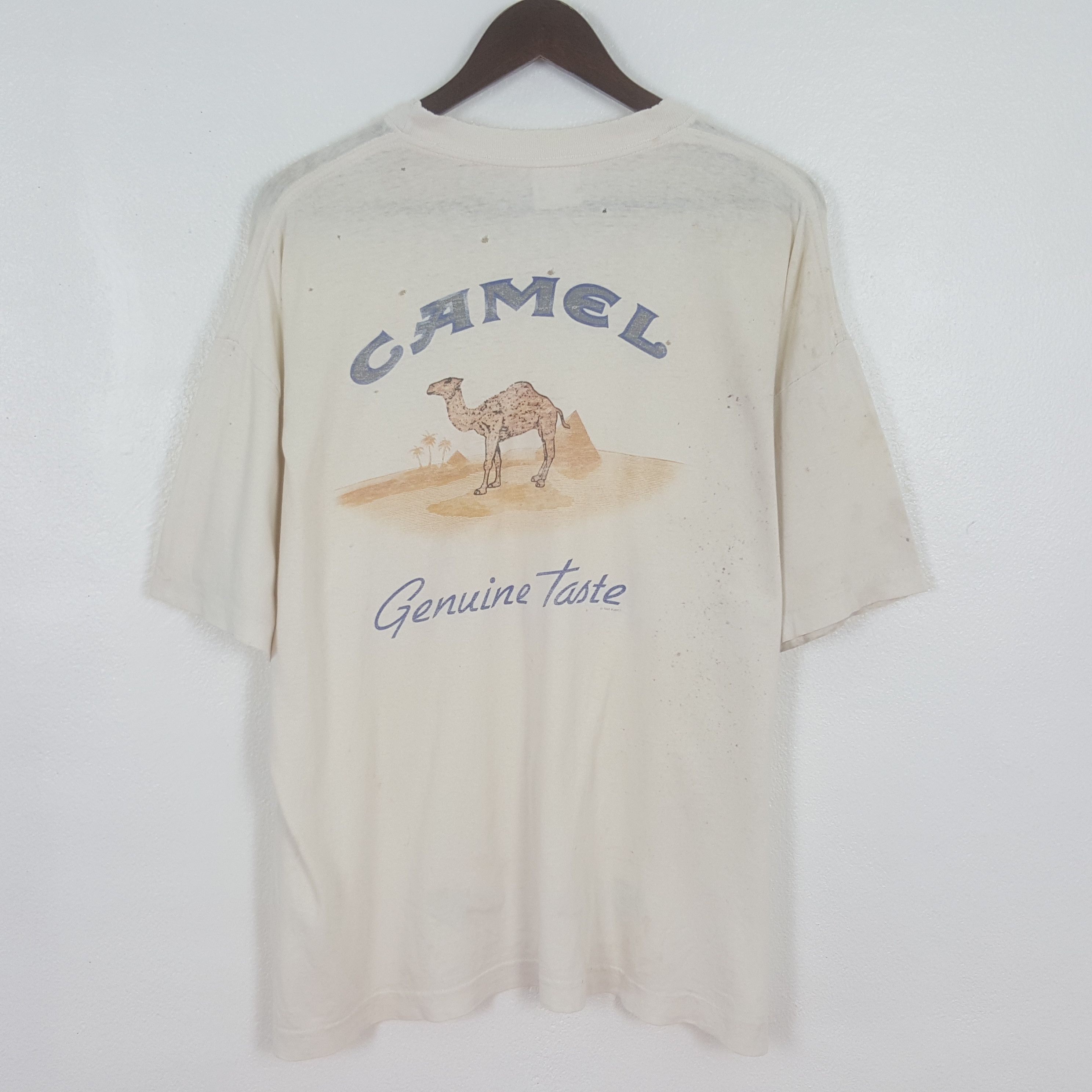 Camel Vintage Camel Single Pocket Tshirt Size US XXL / EU 58 / 5 - 1 Thumbnail