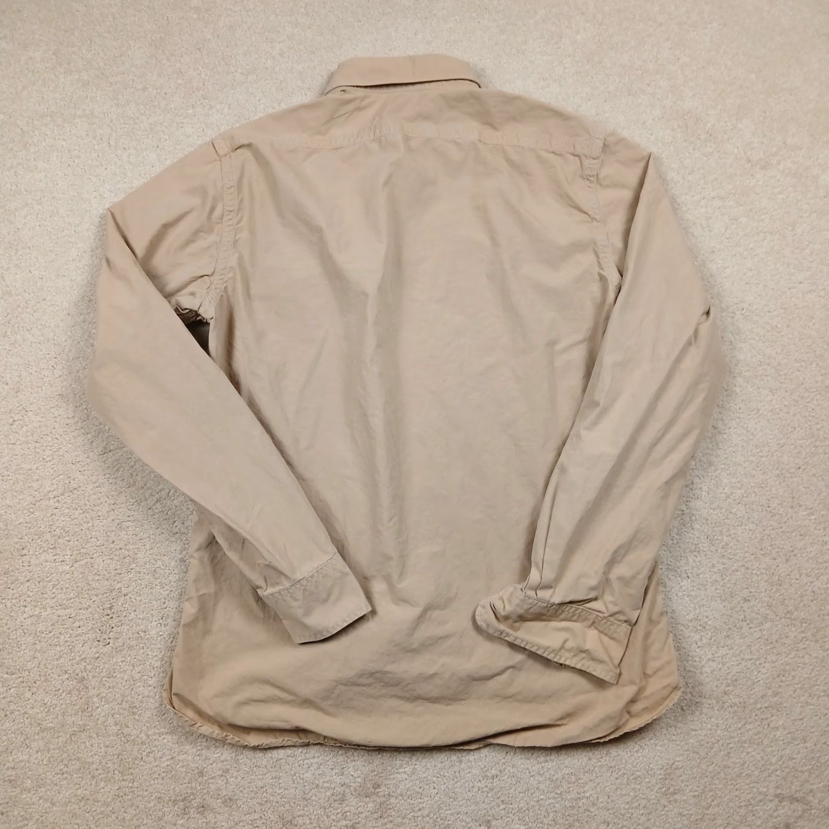 Polo Ralph Lauren Polo Ralph Lauren Button-Up Shirt Mens Small Brown Military Polo Jeans Company Shirt Size US S / EU 44-46 / 1 - 3 Thumbnail