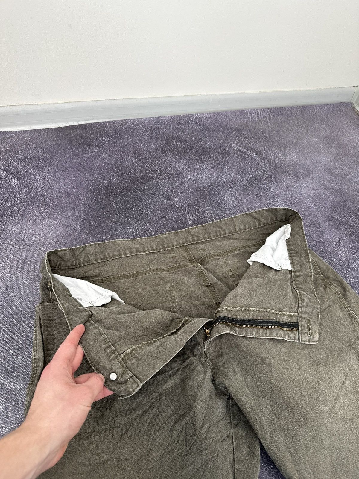 Dickies Vintage Dickies Faded Carpenter Baggy Work Opium USA Pants Size US 38 / EU 54 - 18 Thumbnail