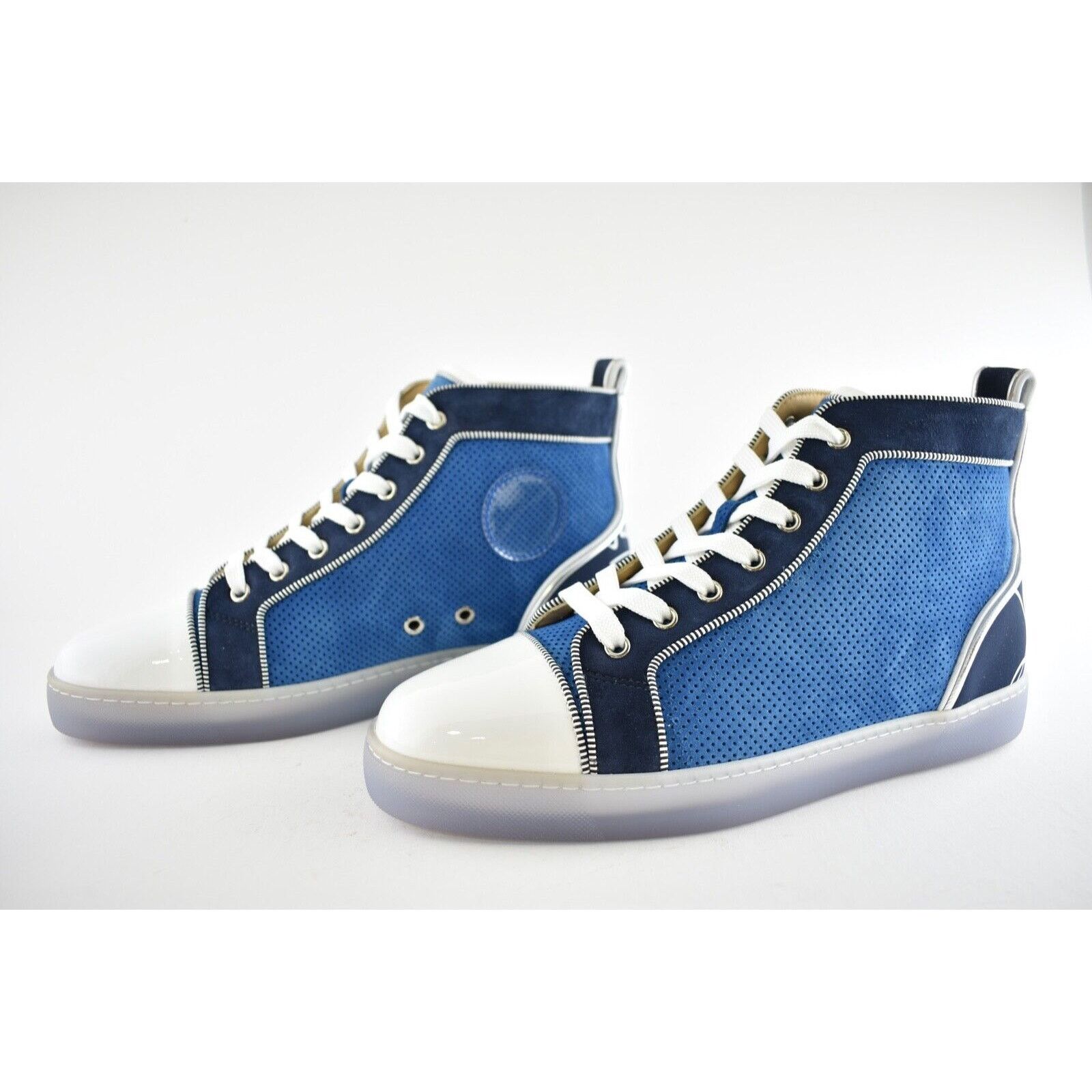 Christian Louboutin Christian Louboutin Fun Louis Flat Ludwig High Top Sneaker Size US 10.5 / EU 43-44 - 9 Thumbnail