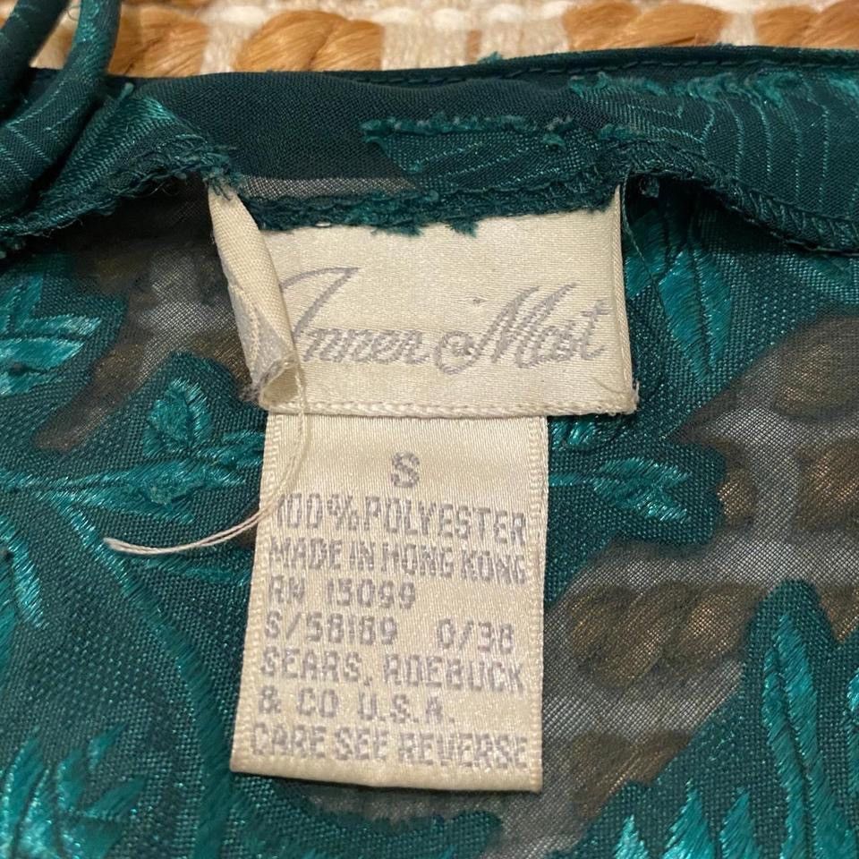 Other Vintage Inner Most Women's Green Slip Dress Size S / US 4 / IT 40 - 7 Thumbnail