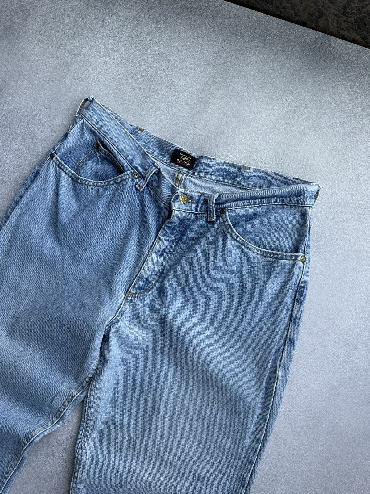 Lee Vintage Lee Riders Sanforized Rare Baggy Jeans Sz 38 x 34 Size US 38 / EU 54 - 3 Thumbnail
