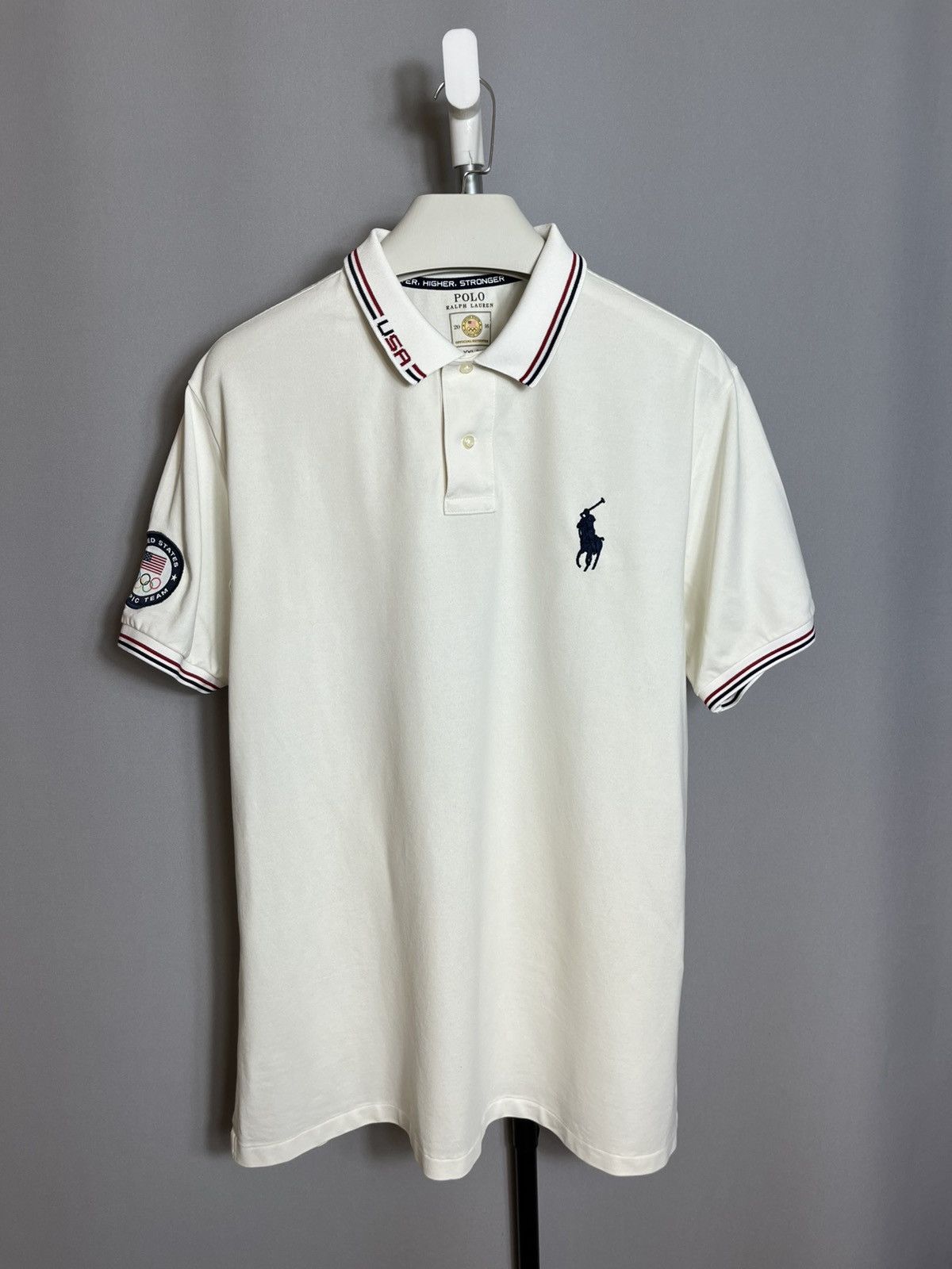 Polo Ralph Lauren Mens Polo Ralph Lauren Team USA 2016 Olympics Rugby Polo Size US XXL / EU 58 / 5 - 1 Thumbnail