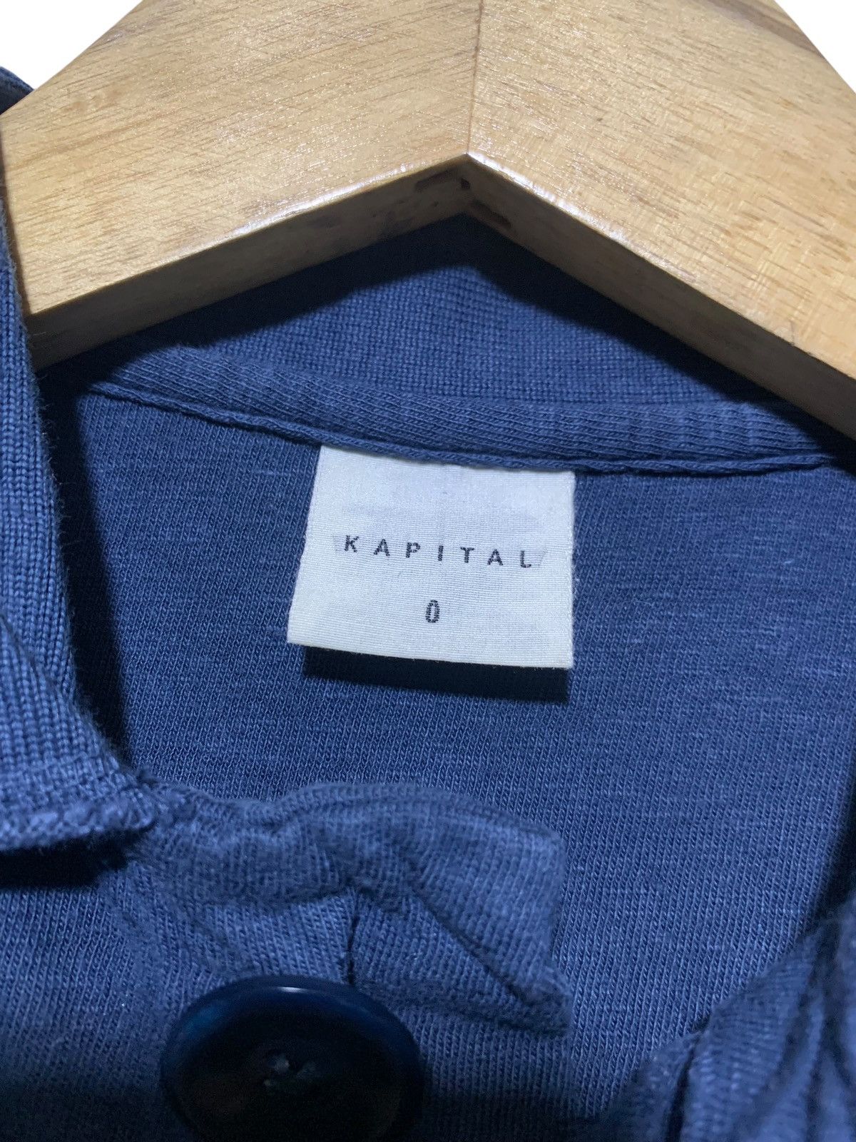 Kapital Vintage Kapital single button dark navy polo shirt Size US XS / EU 42 / 0 - 6 Thumbnail