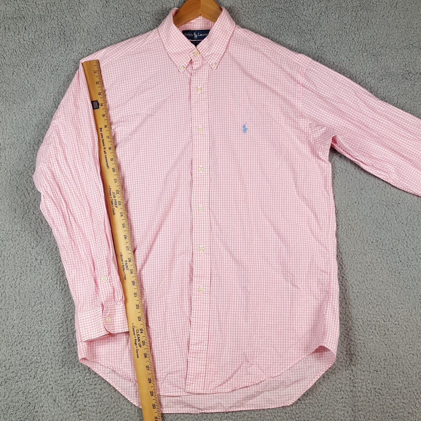 Ralph Lauren VINTAGE Ralph Lauren Pink Gingham Plaid Button-Up Shirt Men's XL Pony Logo Long Sleeve Collared Retro Preppy Size US XL / EU 56 / 4 - 7 Thumbnail