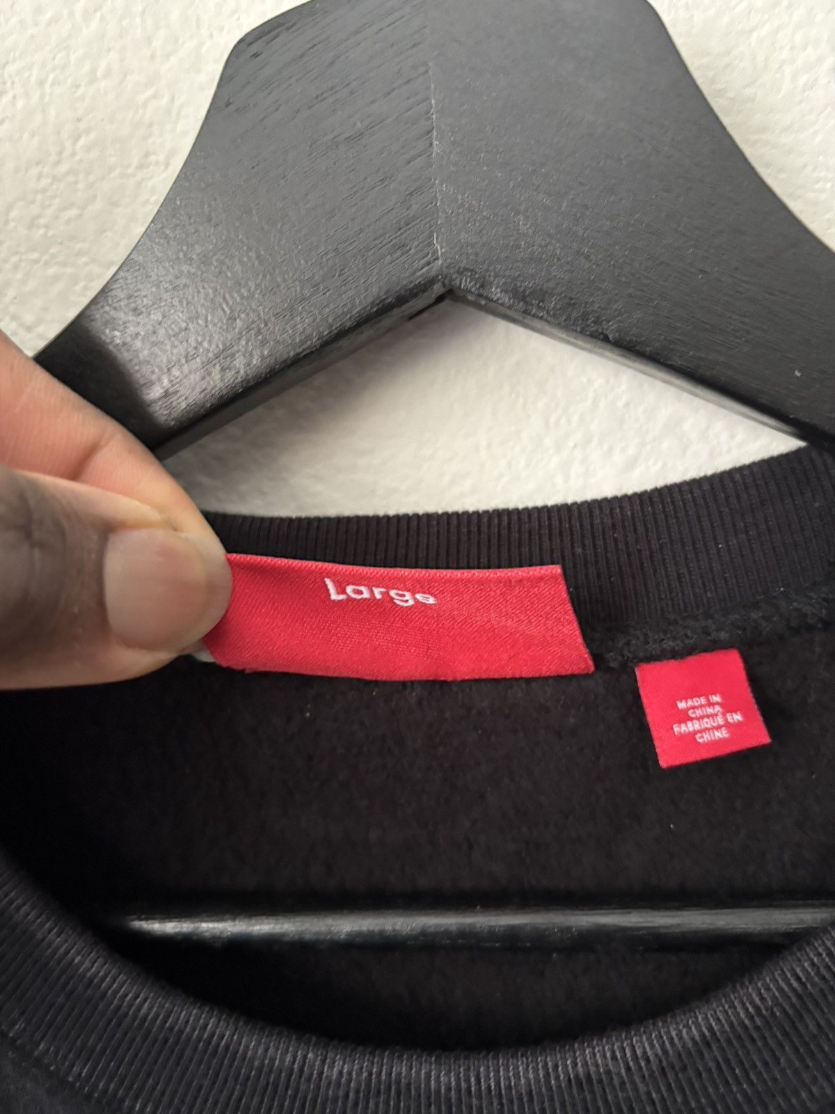 Supreme Supreme Washed Box Logo Crewneck (FW25) Size US L / EU 52-54 / 3 - 3 Thumbnail