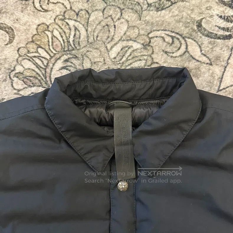 Chrome Hearts CHROME HEARTS Silver Buckle Cotton Shirt Jacket Size US M / EU 48-50 / 2 - 2 Thumbnail