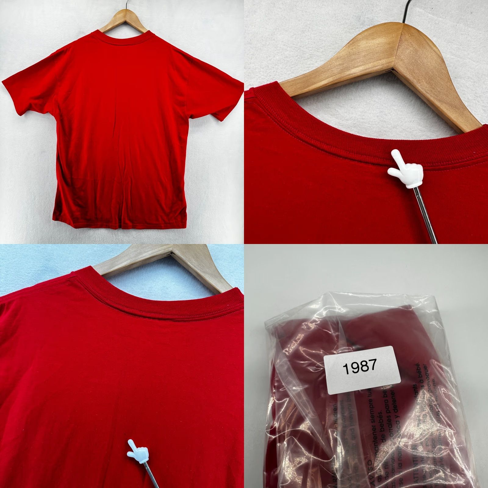 Jerzees VINTAGE Jerzees T-Shirt Red Men's XL Texas Camp 94 Heavyweight Short Sleeve Mens Size US XL / EU 56 / 4 - 8 Thumbnail