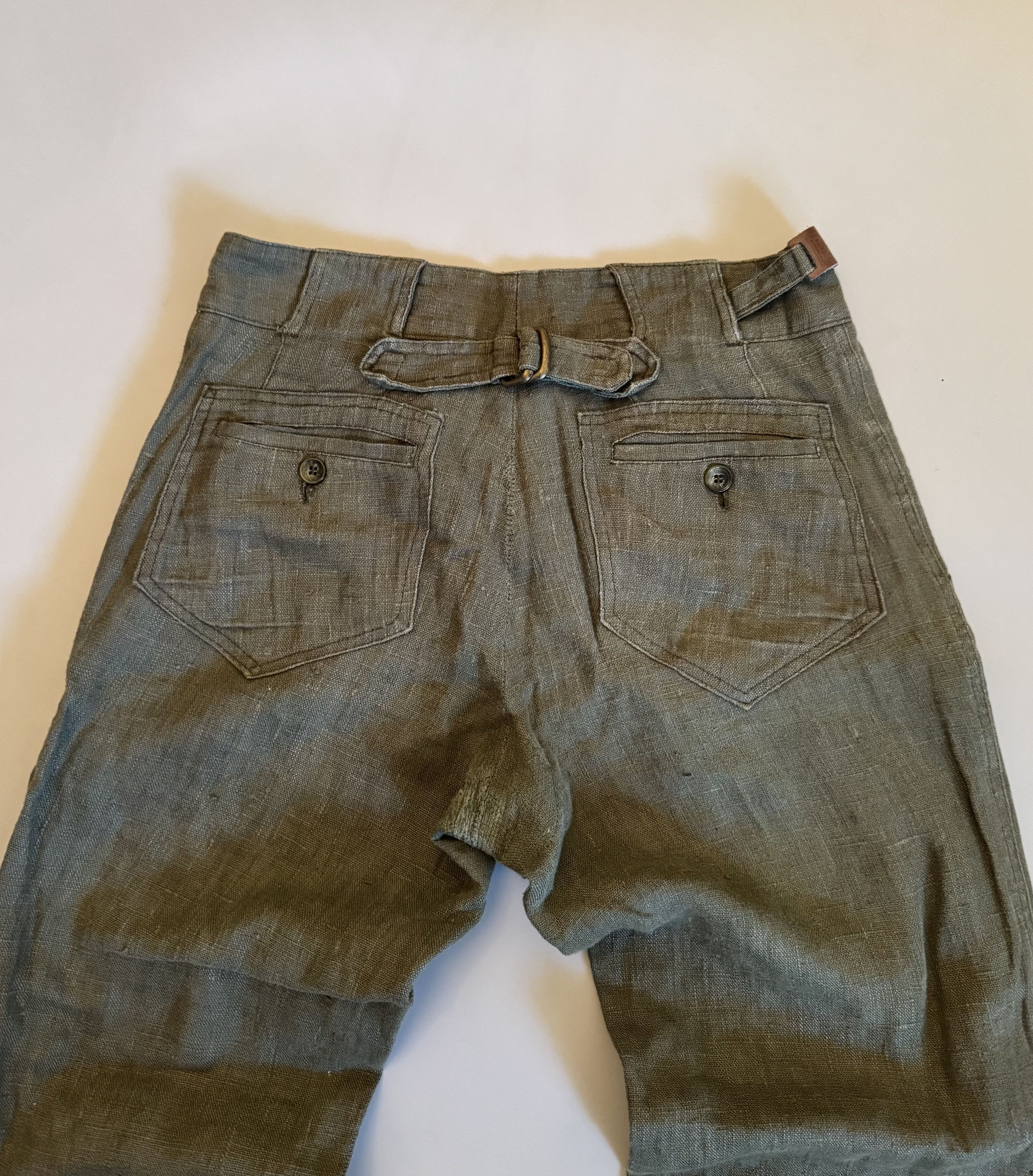 Dolce & Gabbana Vintage 2000s Dolce & Gabbana Olive Pants Size 30 Size 30" / US 8 / IT 44 - 3 Thumbnail