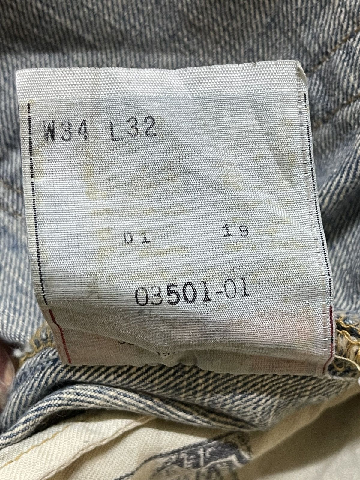 Levi's Vintage 90 Levis 501 Distressed Style Loose Jeans Size US 34 / EU 50 - 11 Thumbnail