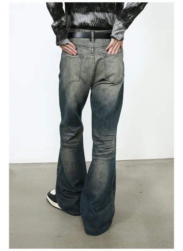 Japanese Brand Japanese retro distressed all-match casual flared jeans Size US 32 / EU 48 - 5 Thumbnail