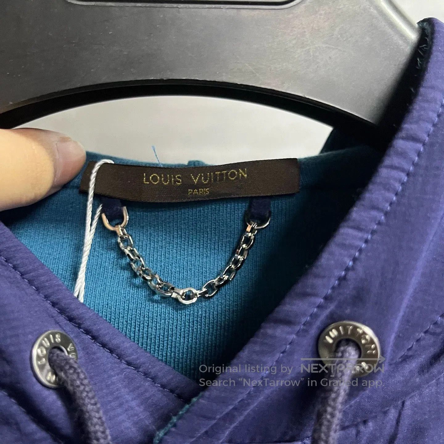 Louis Vuitton Louis Vuitton Blue Stripe Snap Jacket. Size US S / EU 44-46 / 1 - 2 Thumbnail