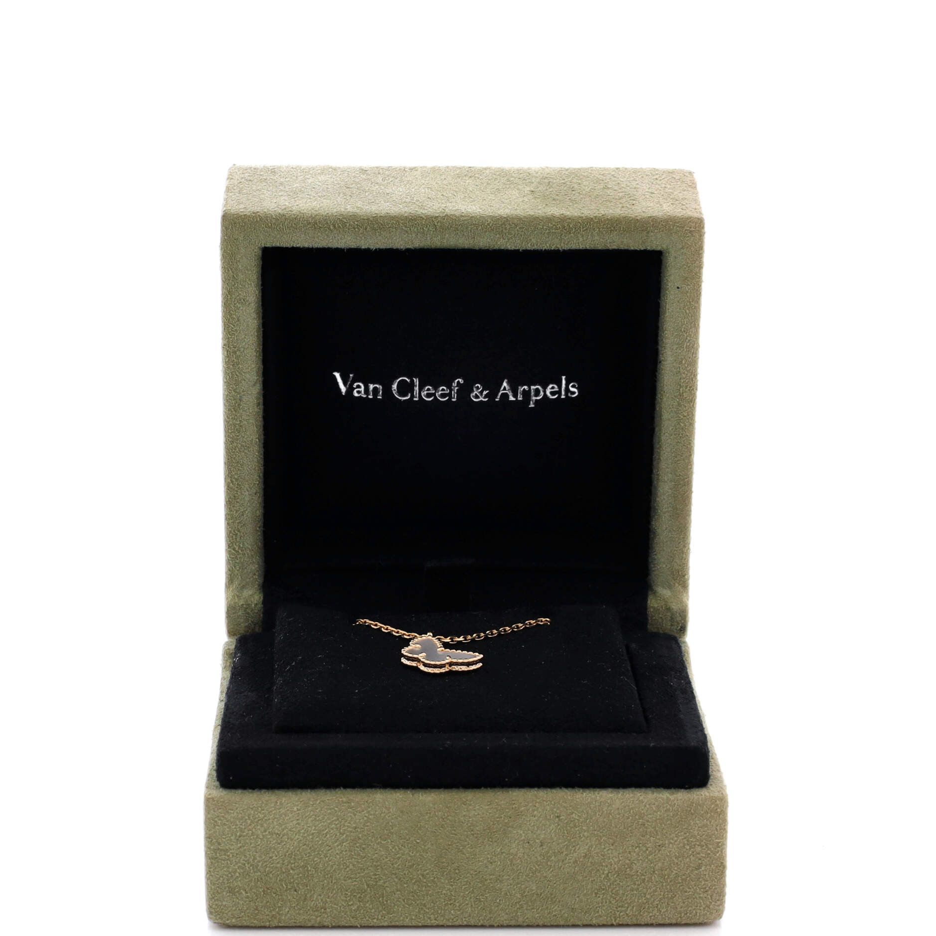 Van Cleef & Arpels Sweet Alhambra Butterfly Pendant Necklace 18K Yellow Gold an Size ONE SIZE - 1 Thumbnail