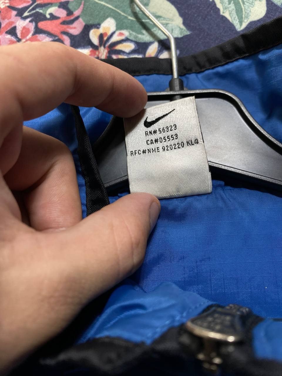 Nike × Vintage Vintage Nike Jacket 1990s Blue Winter Jacket Size M Size US M / EU 48-50 / 2 - 16 Thumbnail