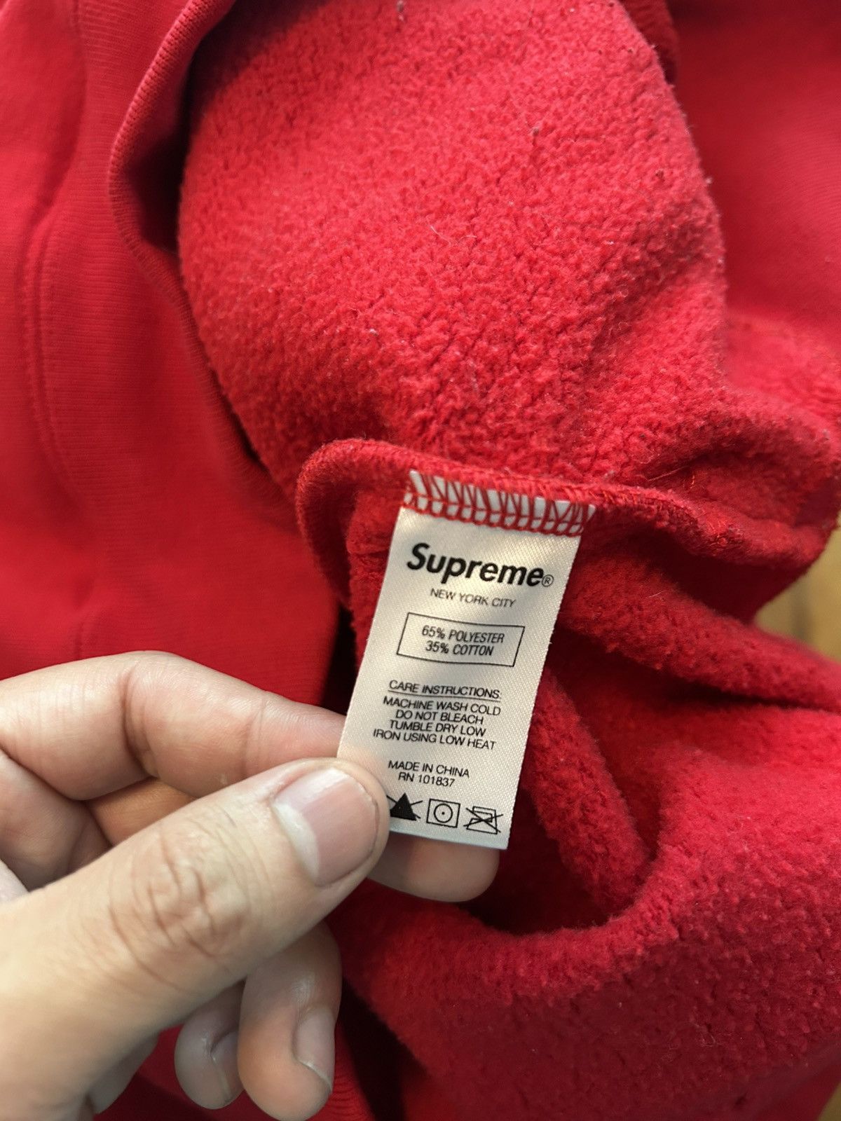 Supreme Supreme Lazer Cut Size US M / EU 48-50 / 2 - 5 Thumbnail