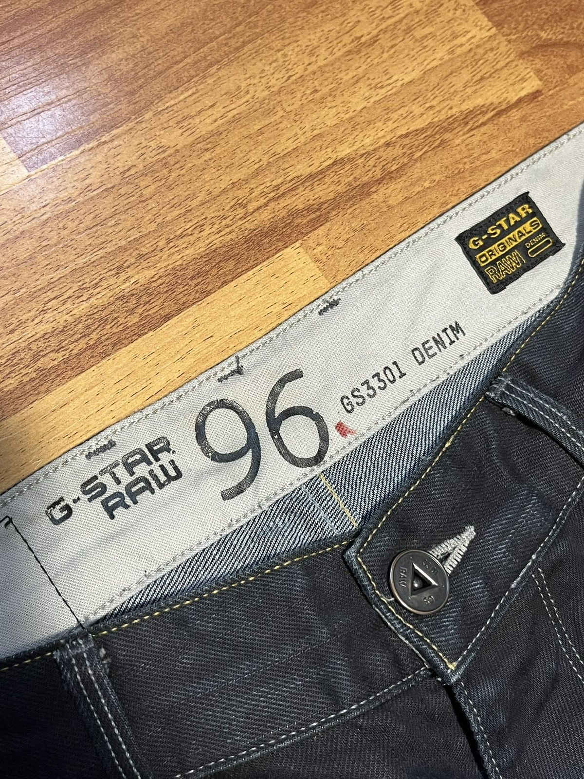 G-Star Rare Vintage G-Star Raw Denim Jeans Avant-Garde Y2K Size US 32 / EU 48 - 10 Thumbnail