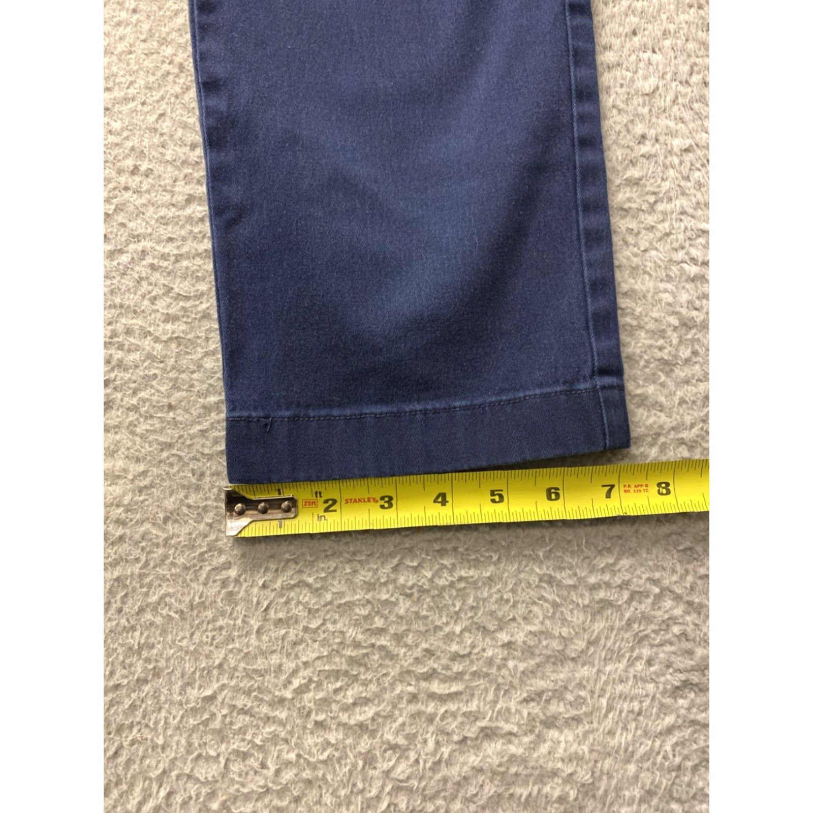J.Crew J.CREW Chino Pants Men’s Navy Straight Fit 34x32 /0560 Pants Casual Flat Front Zip Machine Washable Cotton Size US 34 / EU 50 - 5 Thumbnail