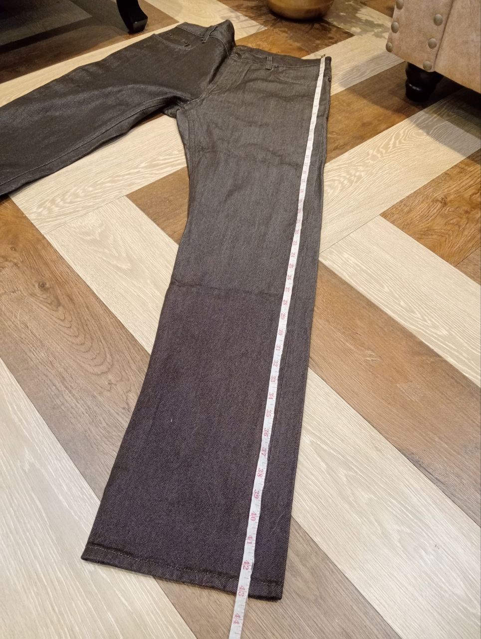 Louis Vuitton LUXURY LOUIS VUITTON COMBINE WOOL COTTON SELVEDGE PANTS Size US 34 / EU 50 - 21 Thumbnail