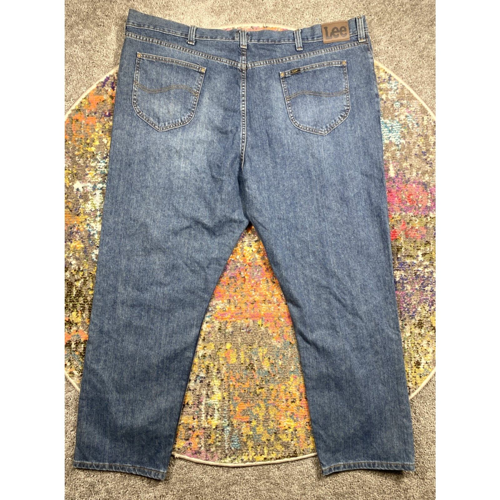 Lee Lee Jeans Men Big & Tall Legendary Relaxed Fit Straight Leg 50x32 Lot Of 2 NEW Size US 34 / EU 50 - 3 Thumbnail