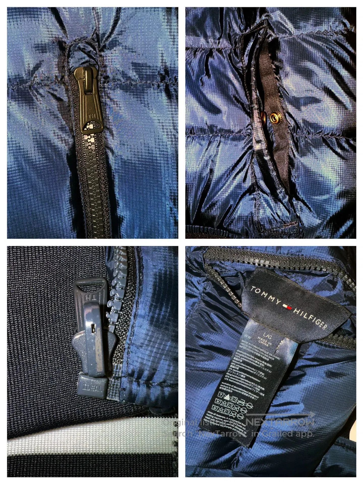 Tommy Hilfiger Tommy Hilfiger Vintage Reversible Down Jacket. Size US L / EU 52-54 / 3 - 8 Thumbnail