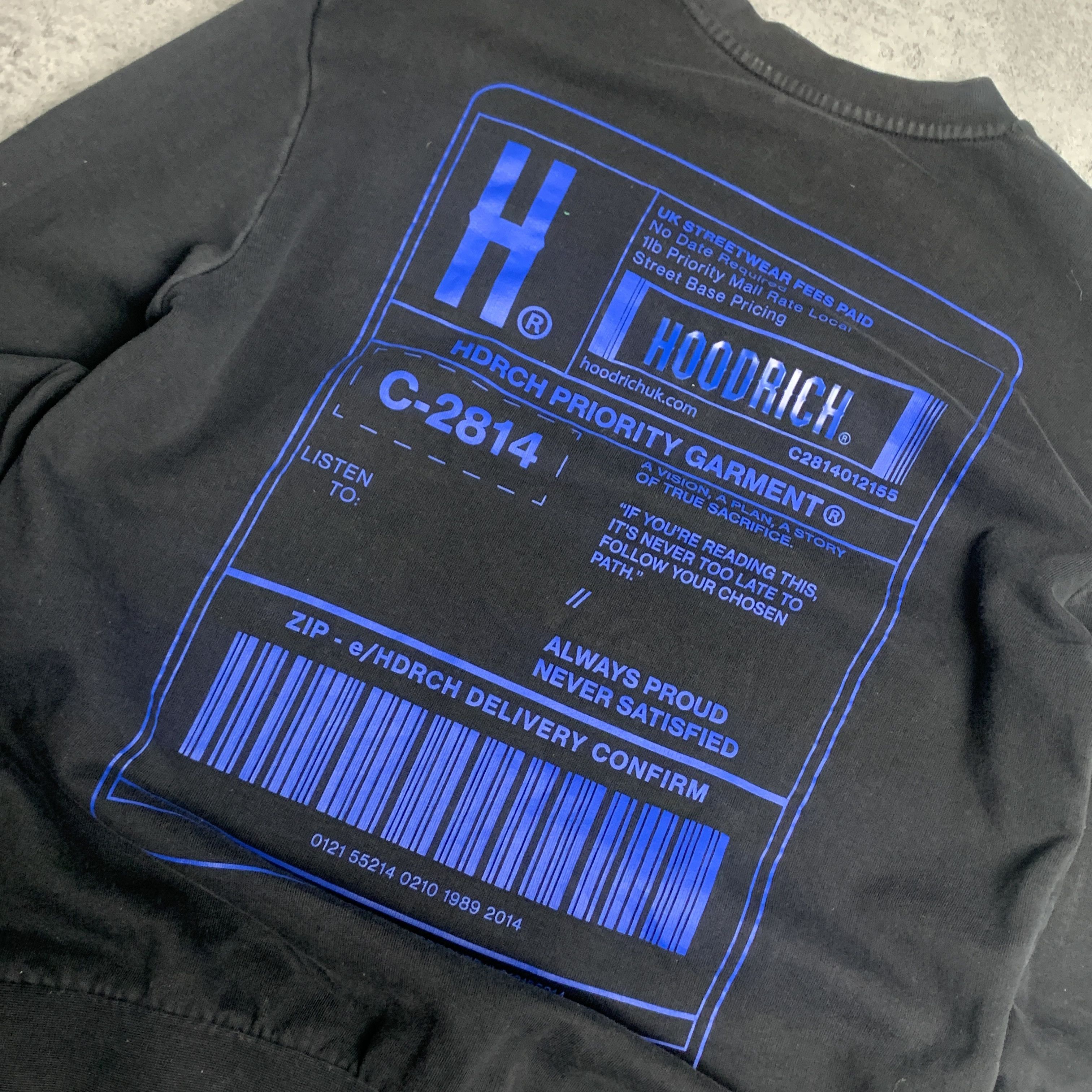 Rap Tees Hoodrich black crewneck - M Size US M / EU 48-50 / 2 - 7 Thumbnail