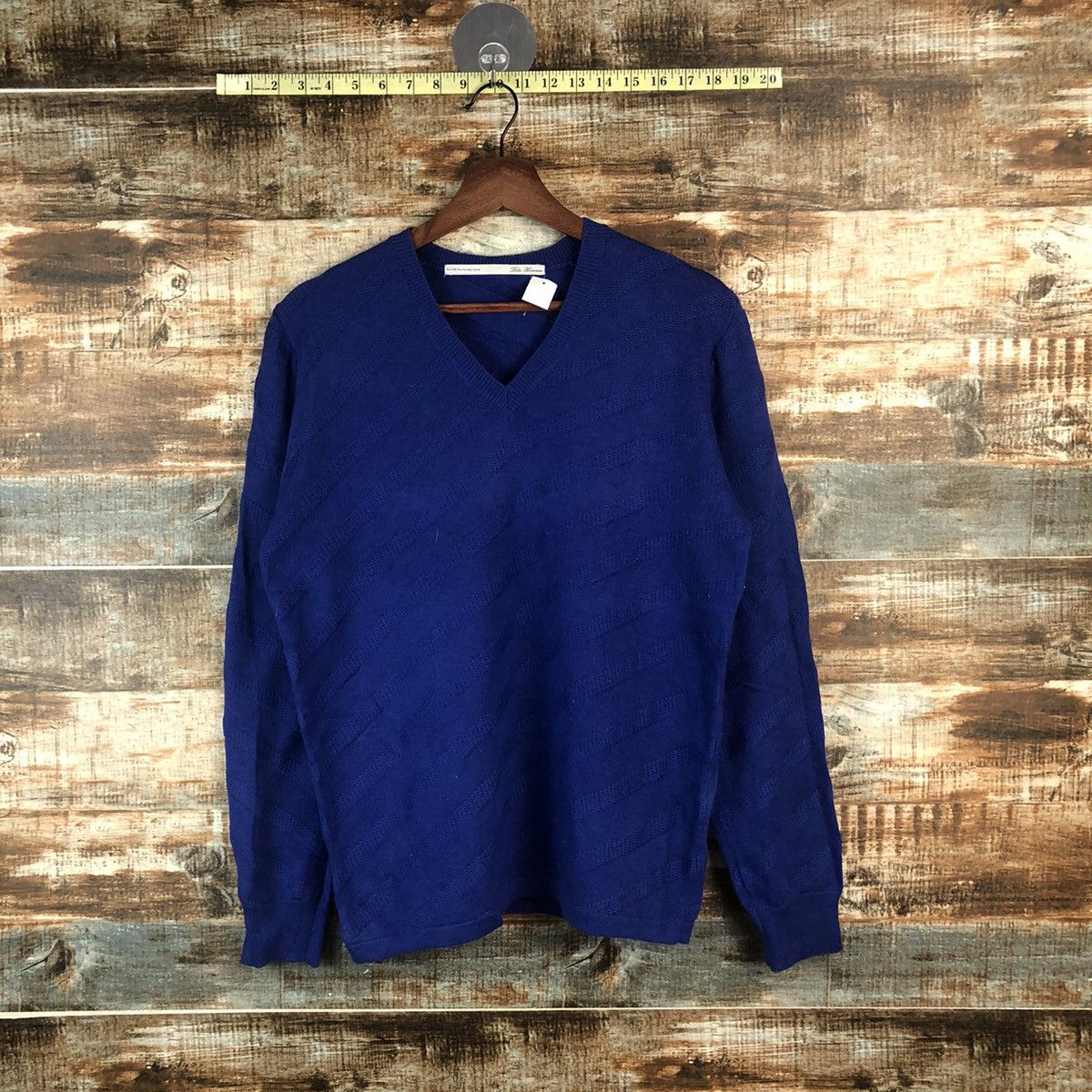 Tete Homme DL Tete Homme Blue japan sweatshirt Knitwear #C675 Size US M / EU 48-50 / 2 - 1 Thumbnail