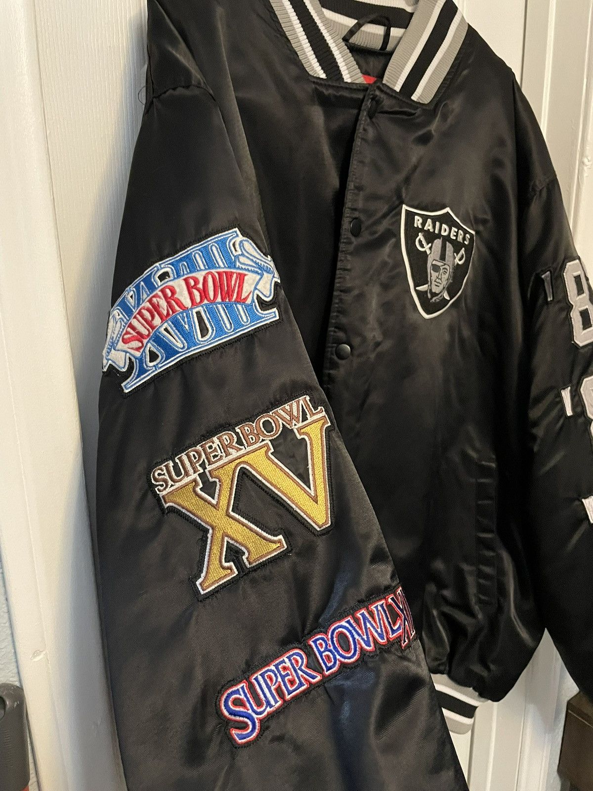 NFL × Vintage Raiders bomber jacket Size US XXL / EU 58 / 5 - 3 Thumbnail