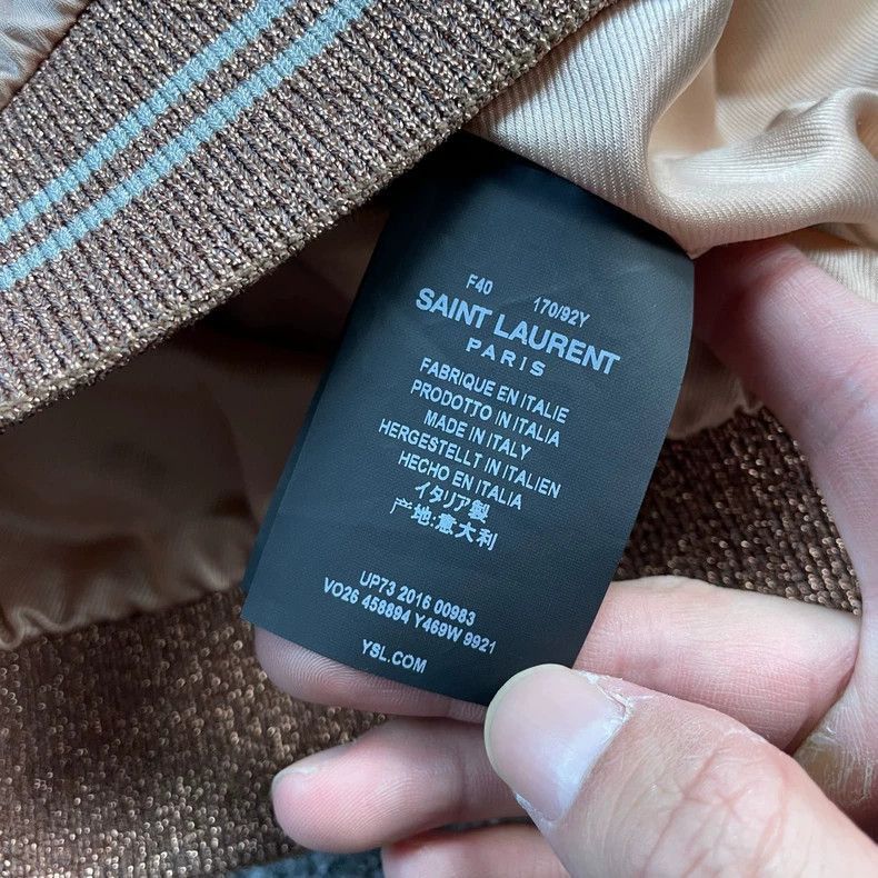 Saint Laurent Paris Saint Laurent Paris SAINT LAURENT Cloud Jacket in Light Pi Size US M / EU 48-50 / 2 - 5 Thumbnail