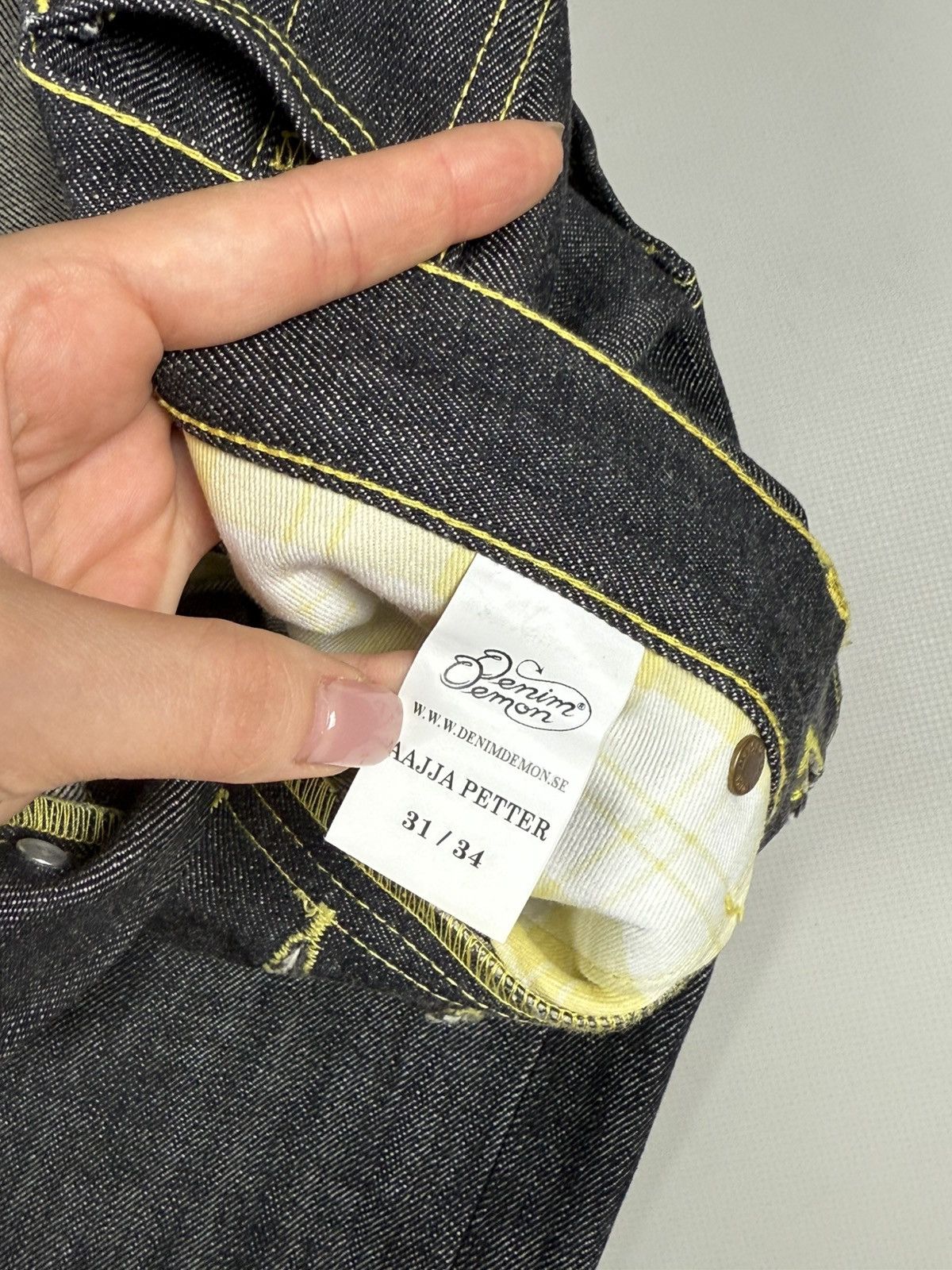 Denim Demon Denim Demon AAJJA PETTER Men’s Raw Selvedge Denim Jeans Size US 31 - 12 Thumbnail