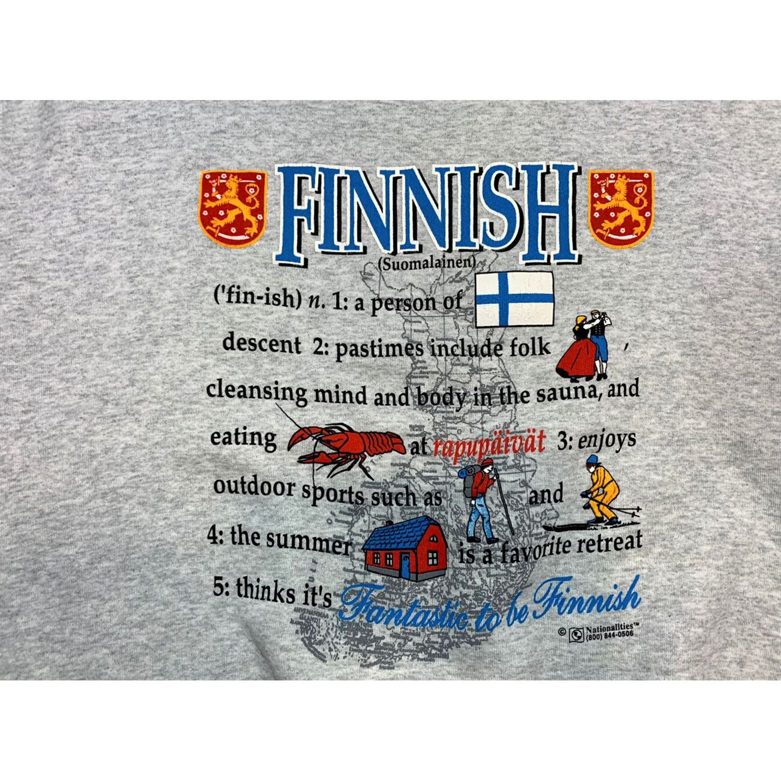 Fruit Of The Loom VINTAGE Fruit of the Loom Crewneck Sweatshirt Mens XL Gray Cotton Graphic Print Size US XL / EU 56 / 4 - 2 Thumbnail