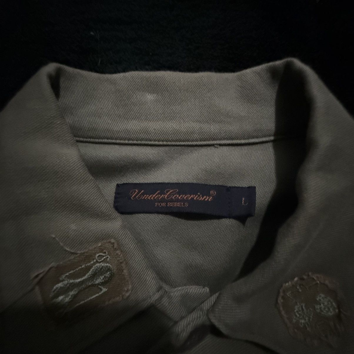 Undercover SS03 - “Scab” Military Button Up Size US L / EU 52-54 / 3 - 5 Thumbnail