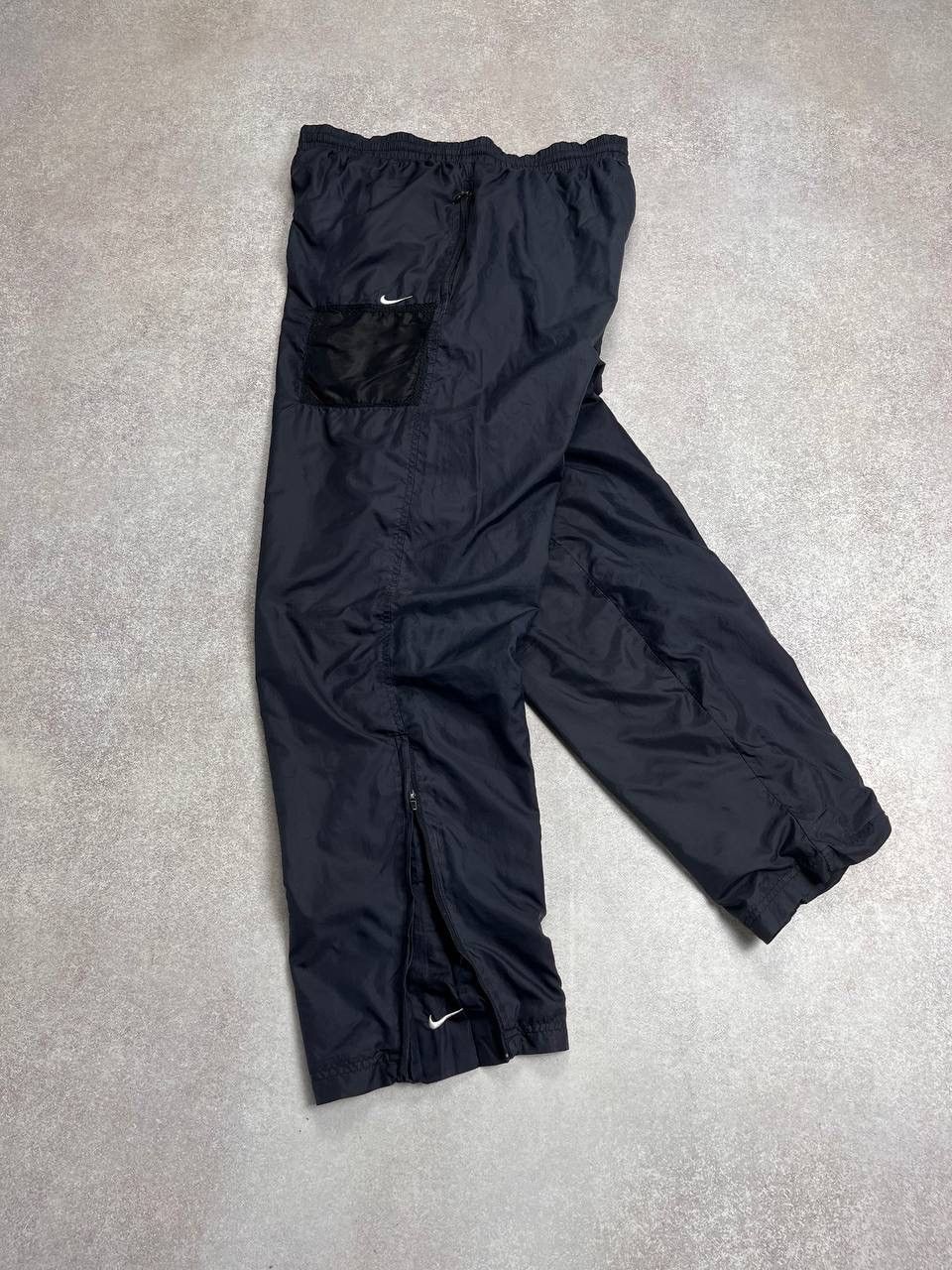 Nike × Vintage Vintage Nike Swoosh Baggy Nylon Track Pants Y2K M Size US 32 / EU 48 - 6 Thumbnail