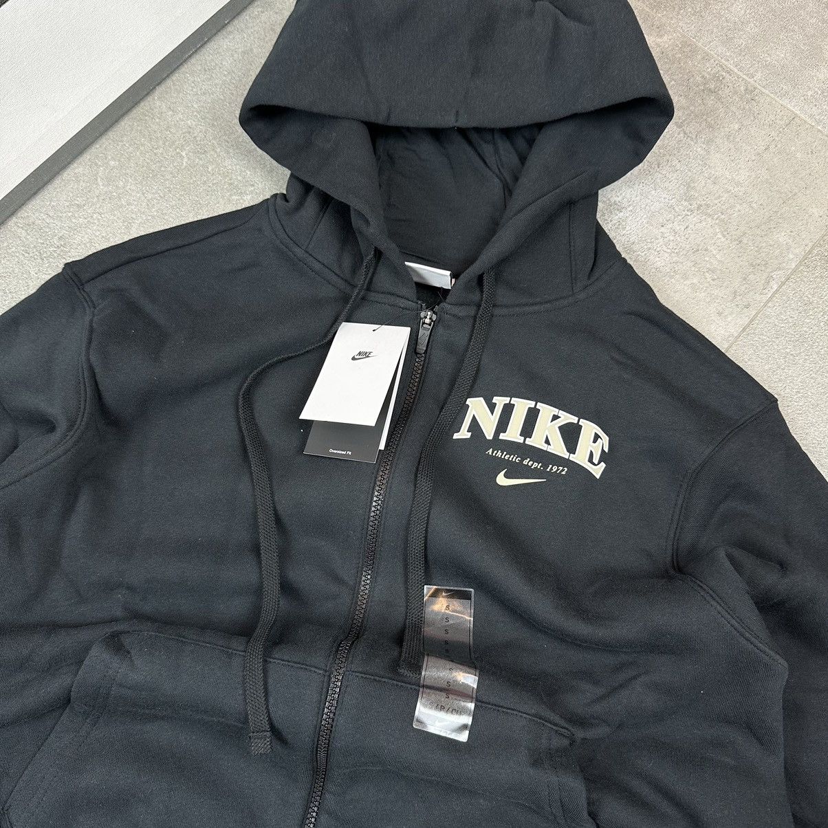Nike Nike Athletic zip hoodie S oversize hoodie streetwear Size US S / EU 44-46 / 1 - 2 Thumbnail