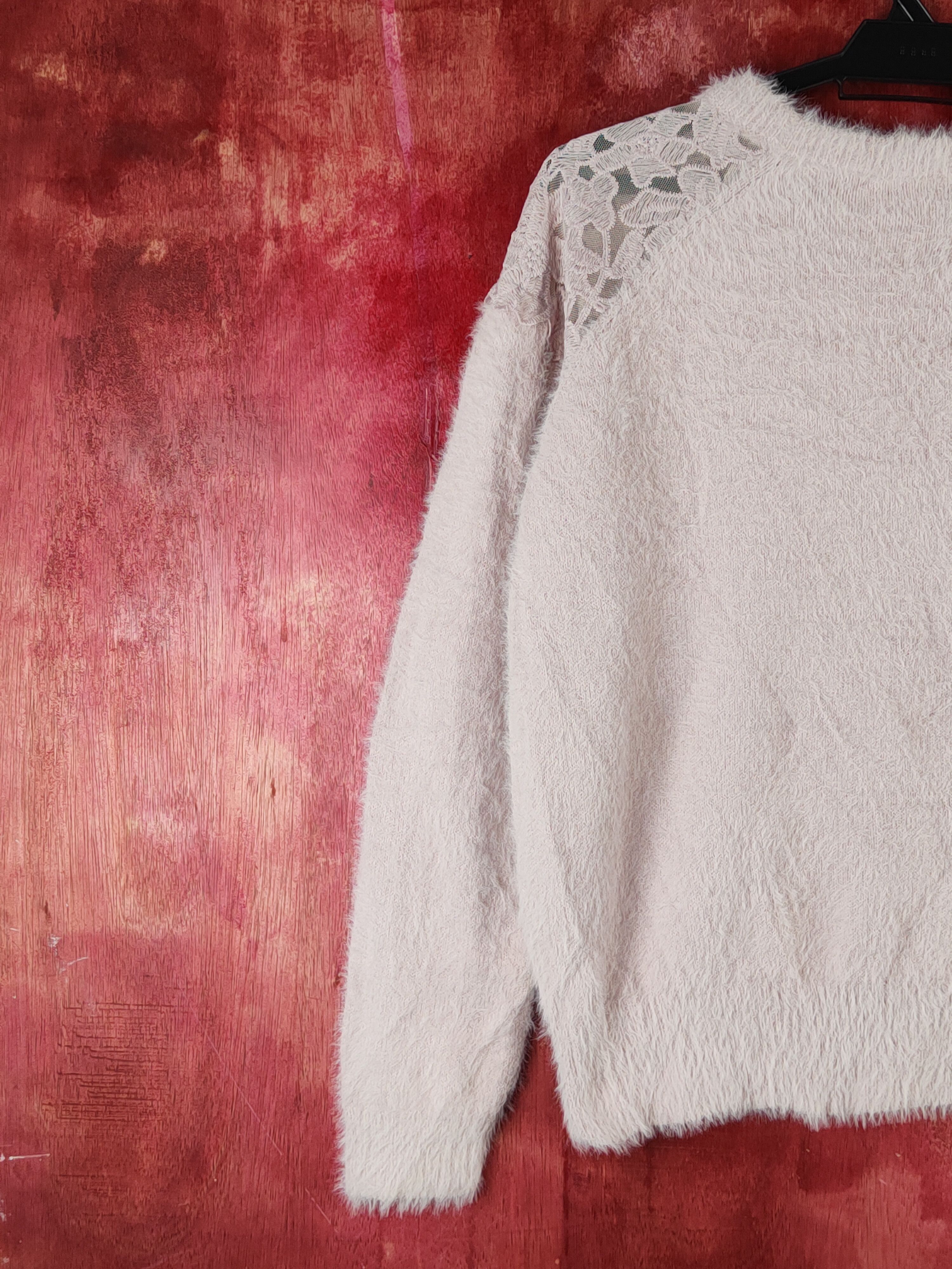 GU × Japanese Brand GU Light Purple Shag Shaggy Fur Mohair Knitwear #S1926 Size M / US 6-8 / IT 42-44 - 8 Thumbnail