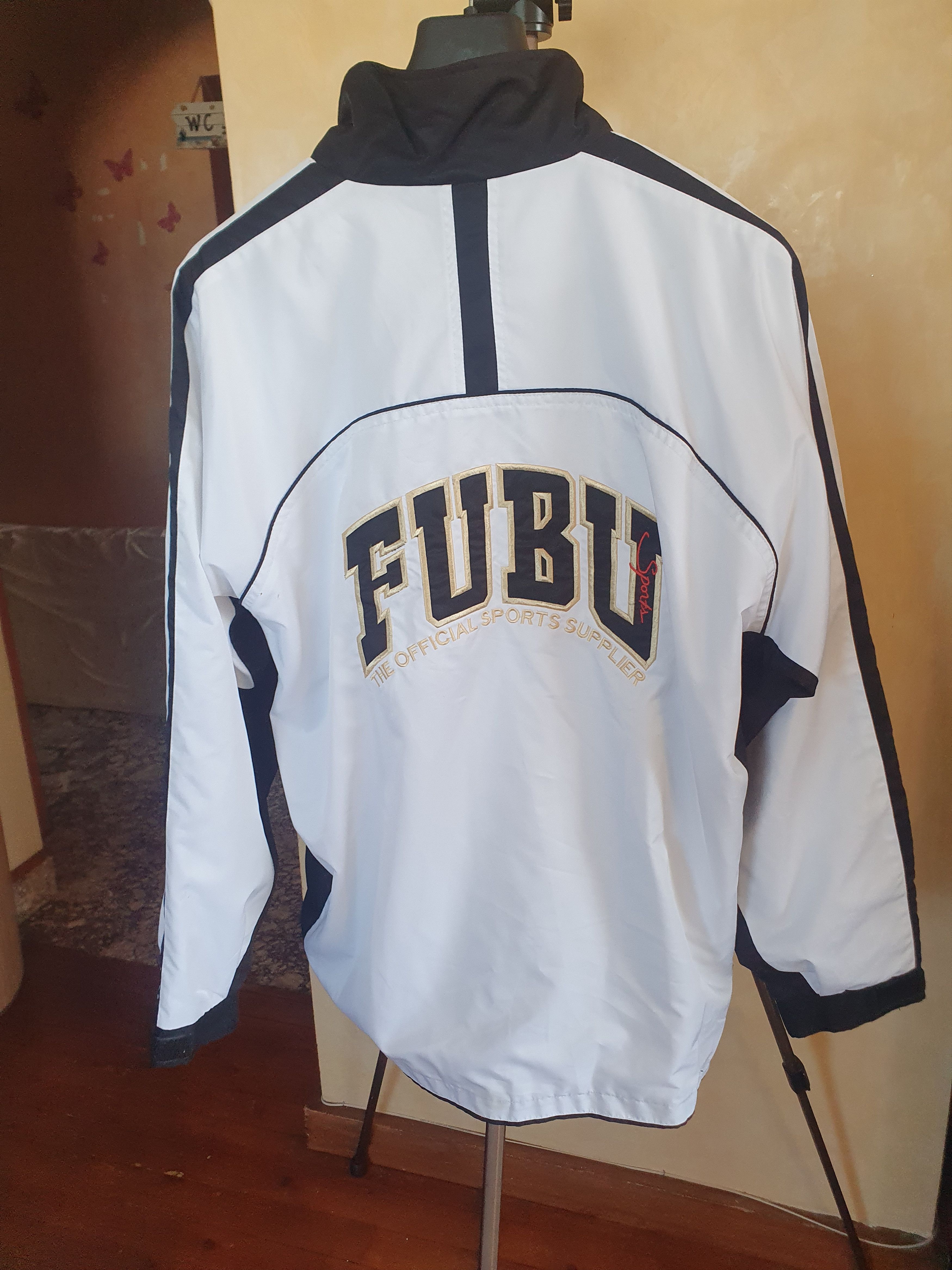 Fubu × Vintage Fubu Collection Vintage Windbreaker Y2K Jacket sz XL Size US XL / EU 56 / 4 - 1 Thumbnail
