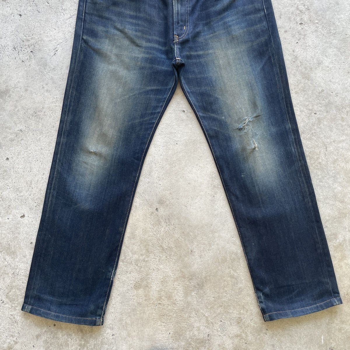Edwin Vintage Edwin 502 Made In Japan Rusty Jeans Distressed Pants Size US 34 / EU 50 - 4 Thumbnail