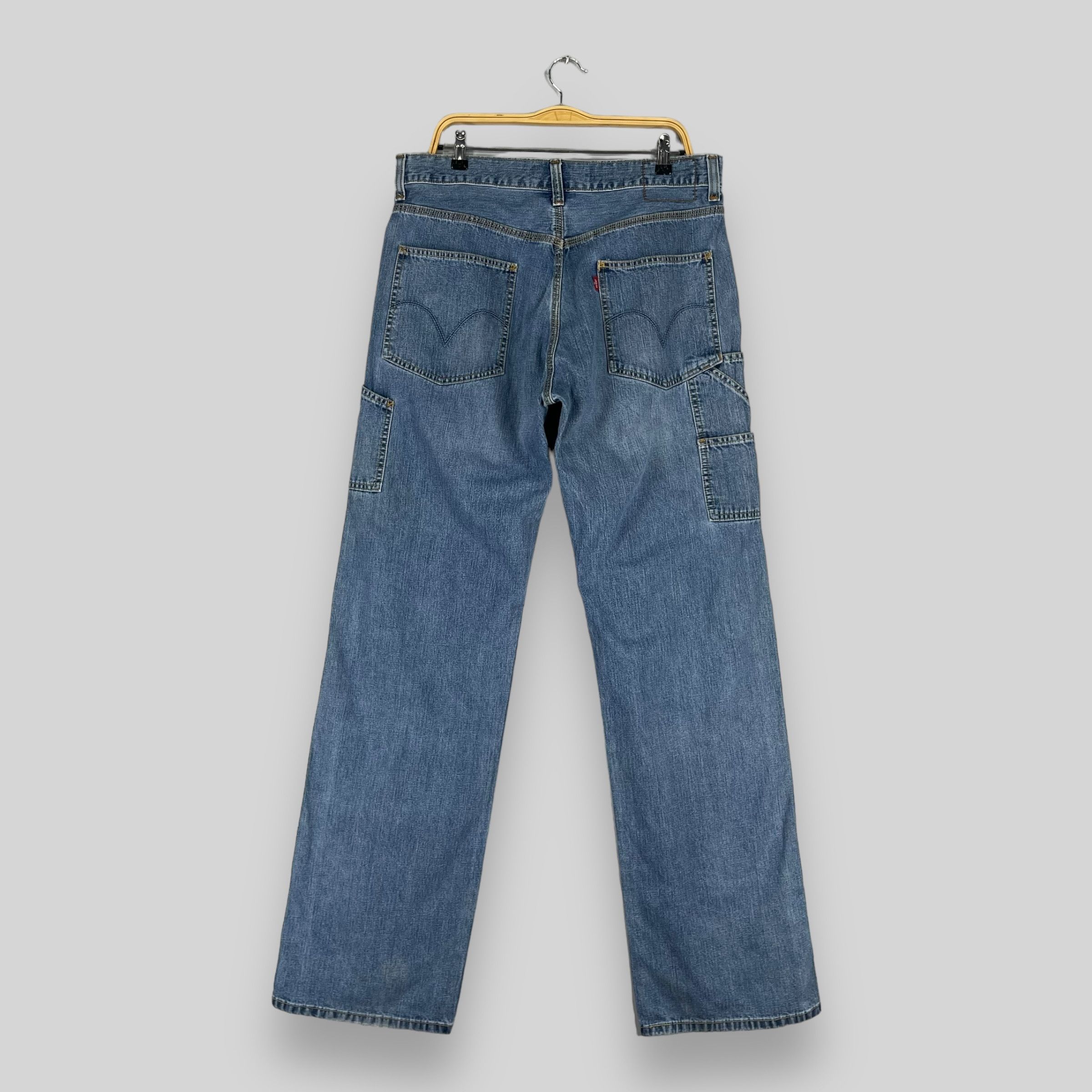Levi's × Vintage Vintage Distressed Levis Carpenter Multi Pocket Jeans Size US 36 / EU 52 - 6 Thumbnail