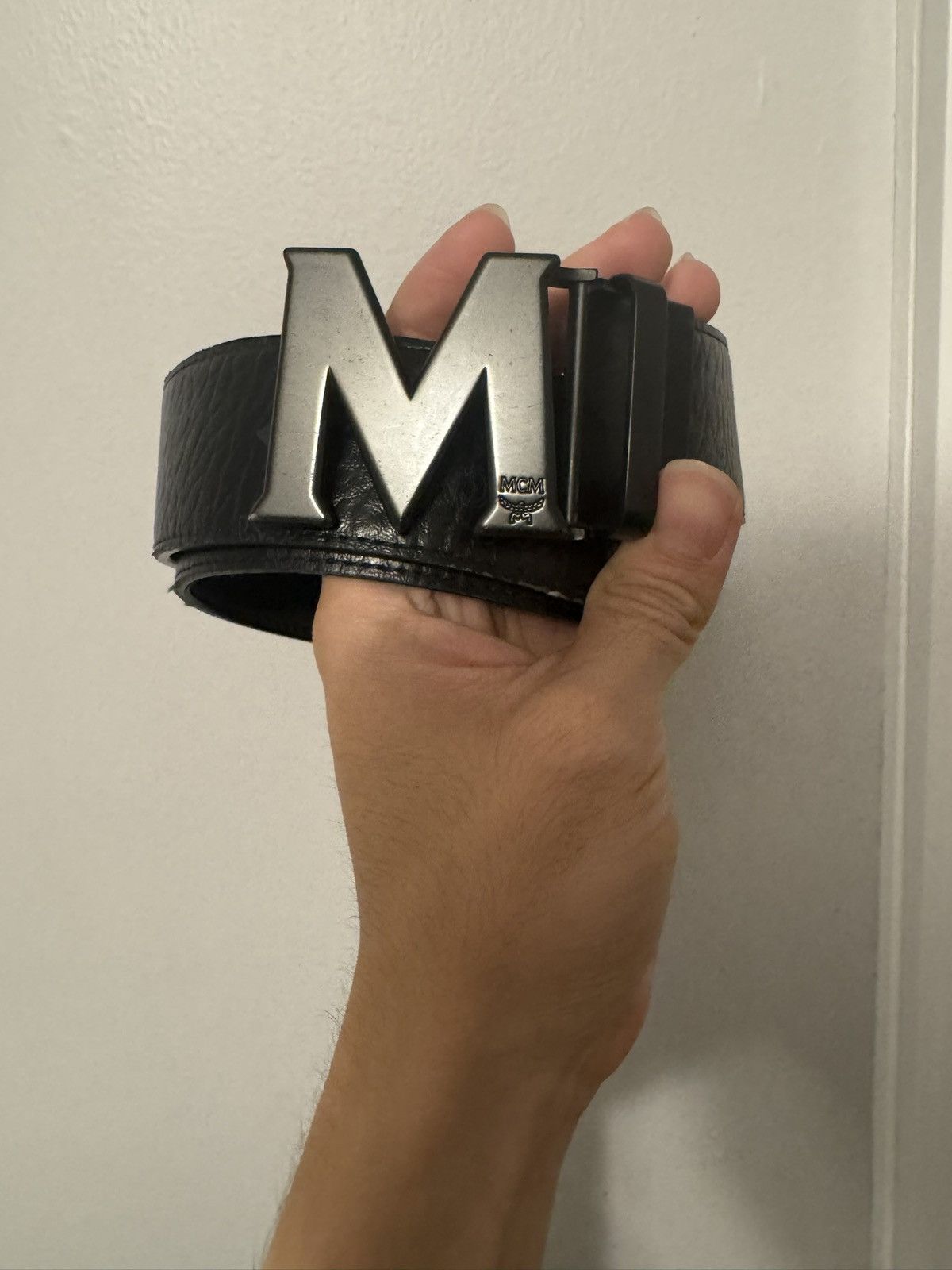 MCM MCM Belt Black Size 32 - 1 Thumbnail